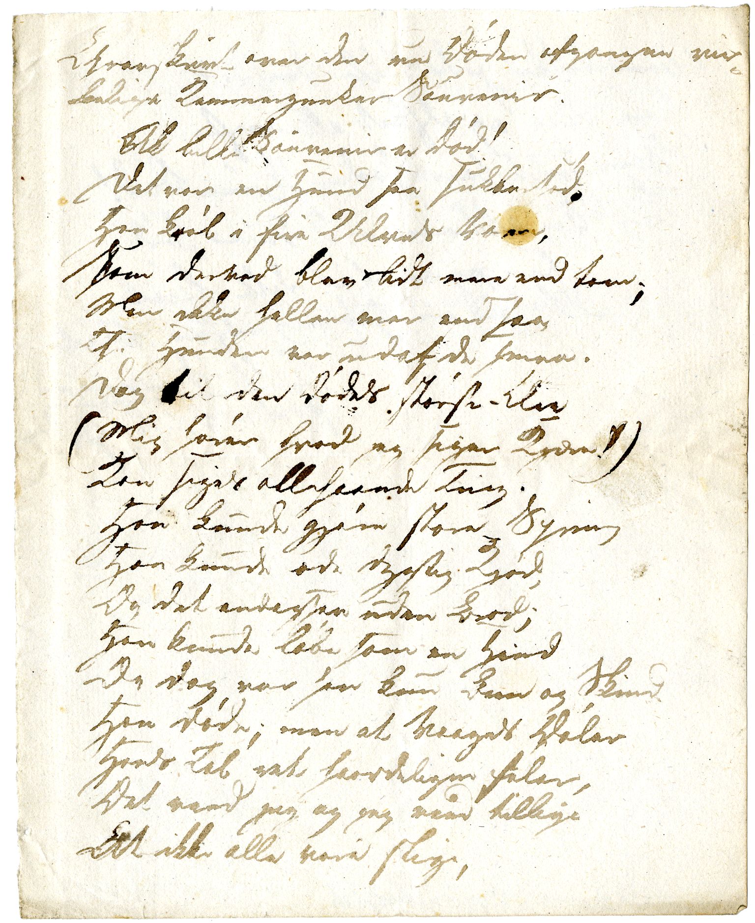 Diderik Maria Aalls brevsamling, NF/Ark-1023/F/L0002: D.M. Aalls brevsamling. B - C, 1799-1889, s. 5