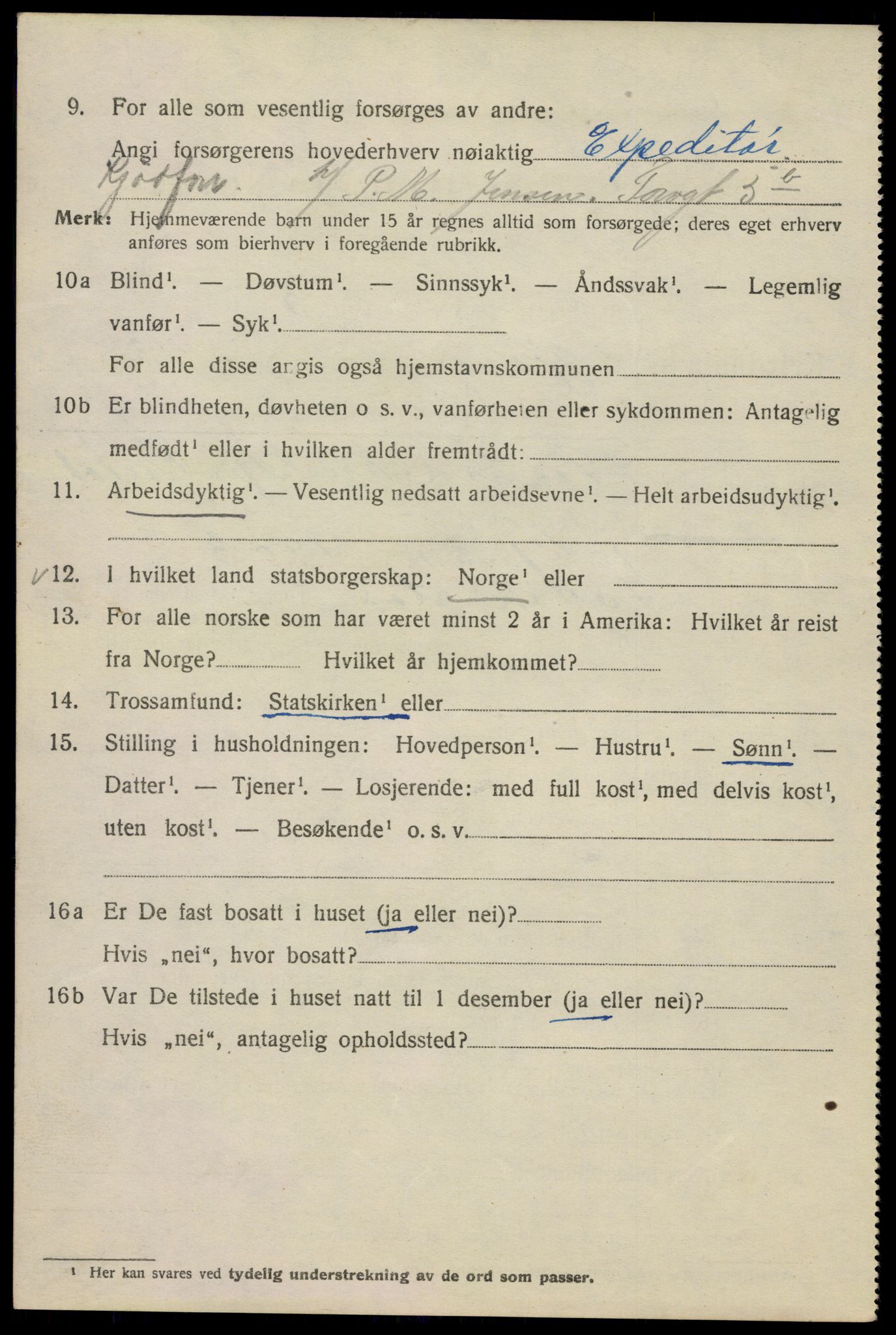 SAO, Folketelling 1920 for 0301 Kristiania kjøpstad, 1920, s. 275732