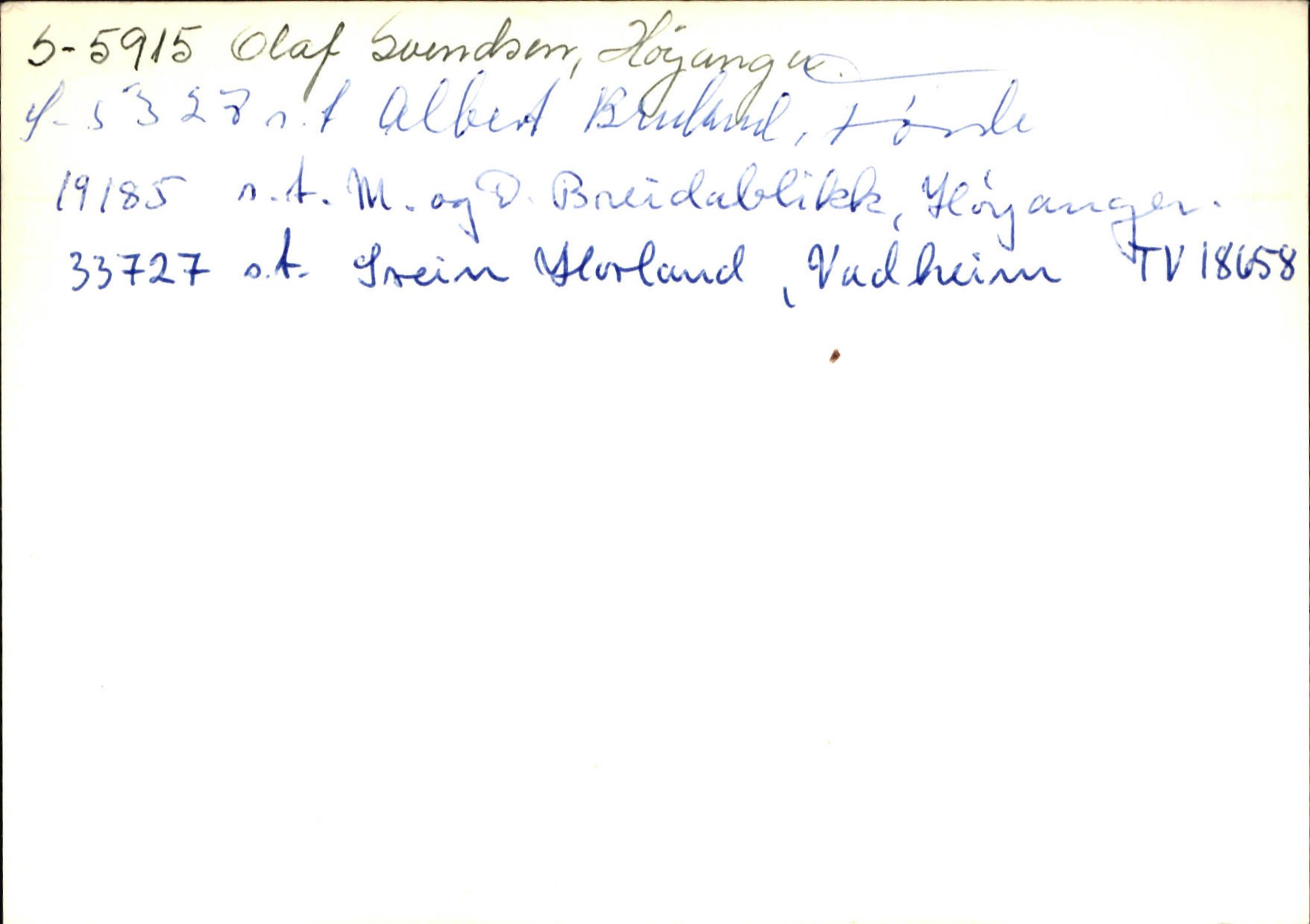 Statens vegvesen, Sogn og Fjordane vegkontor, AV/SAB-A-5301/4/F/L0130: Eigarregister Eid T-Å. Høyanger A-O, 1945-1975, s. 1745