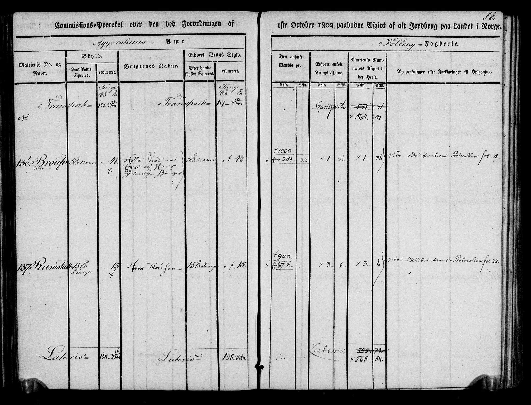 Rentekammeret inntil 1814, Realistisk ordnet avdeling, AV/RA-EA-4070/N/Ne/Nea/L0014: Follo fogderi. Kommisjonsprotokoll, 1803, s. 58