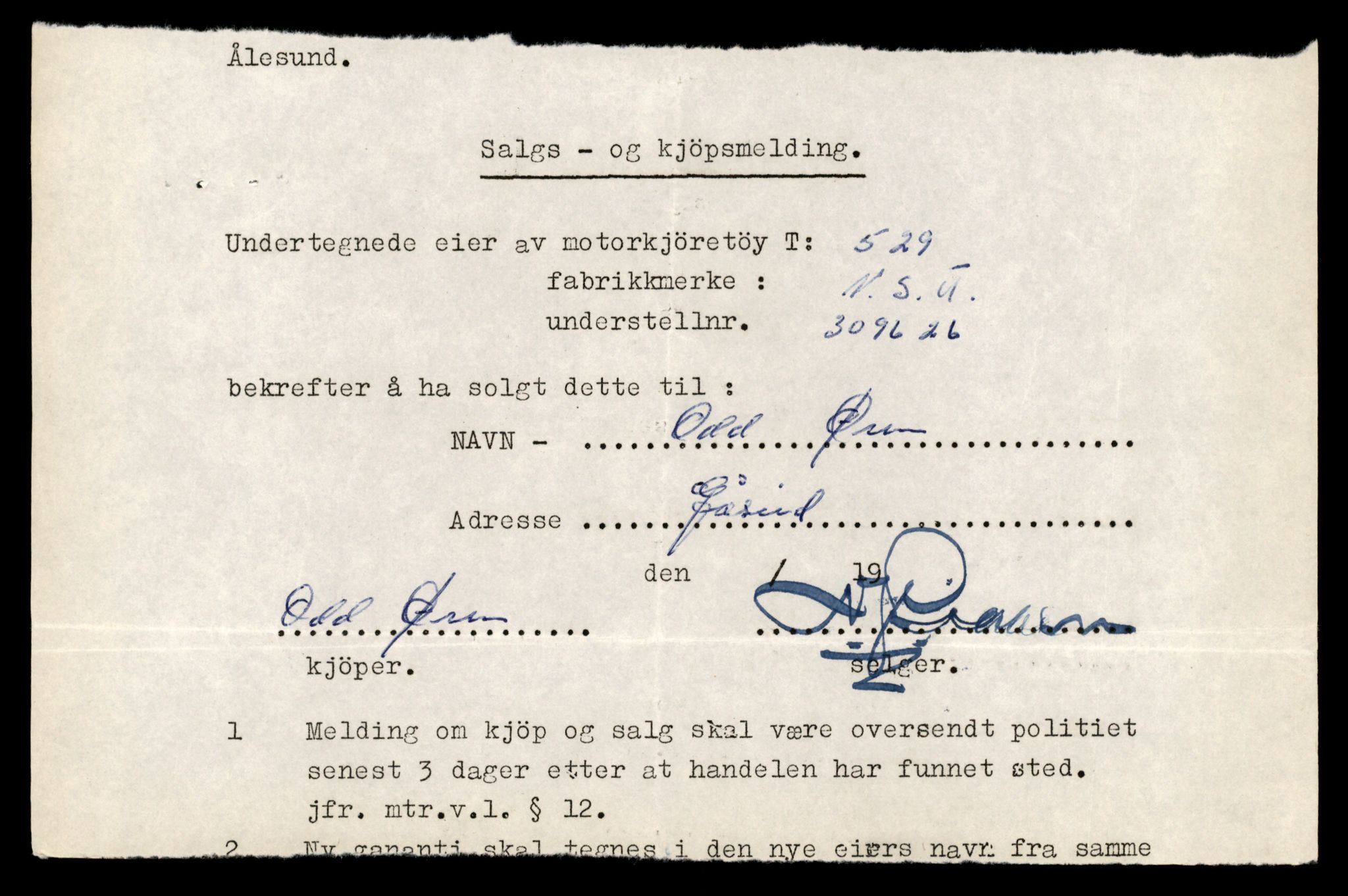 Møre og Romsdal vegkontor - Ålesund trafikkstasjon, AV/SAT-A-4099/F/Fe/L0042: Registreringskort for kjøretøy T 13906 - T 14079, 1927-1998, s. 354