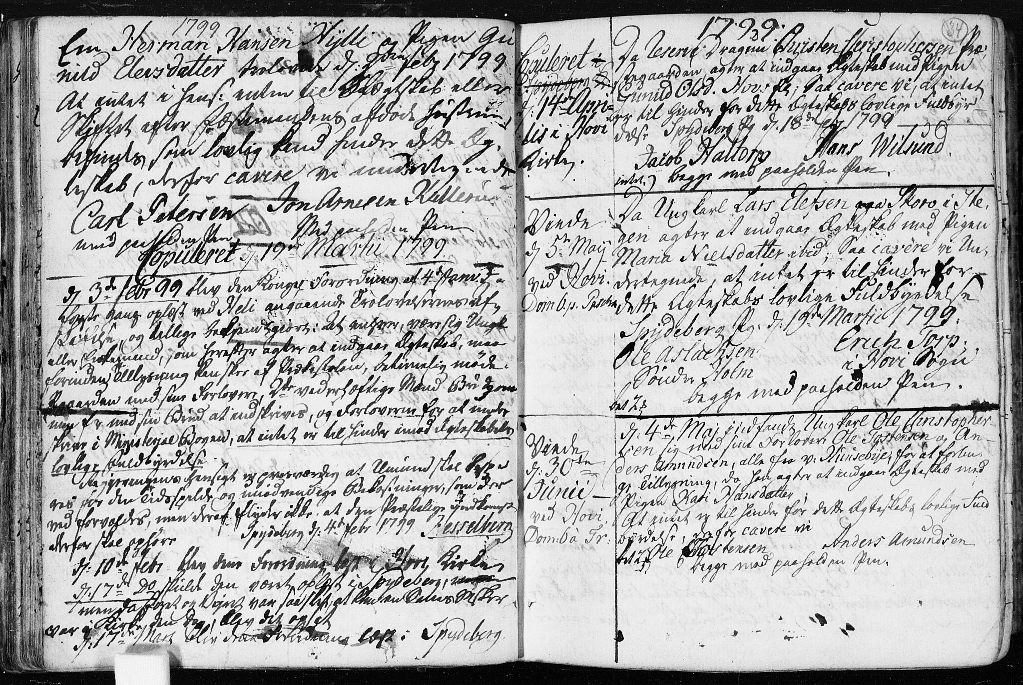 Spydeberg prestekontor Kirkebøker, SAO/A-10924/F/Fa/L0003: Ministerialbok nr. I 3, 1778-1814, s. 34