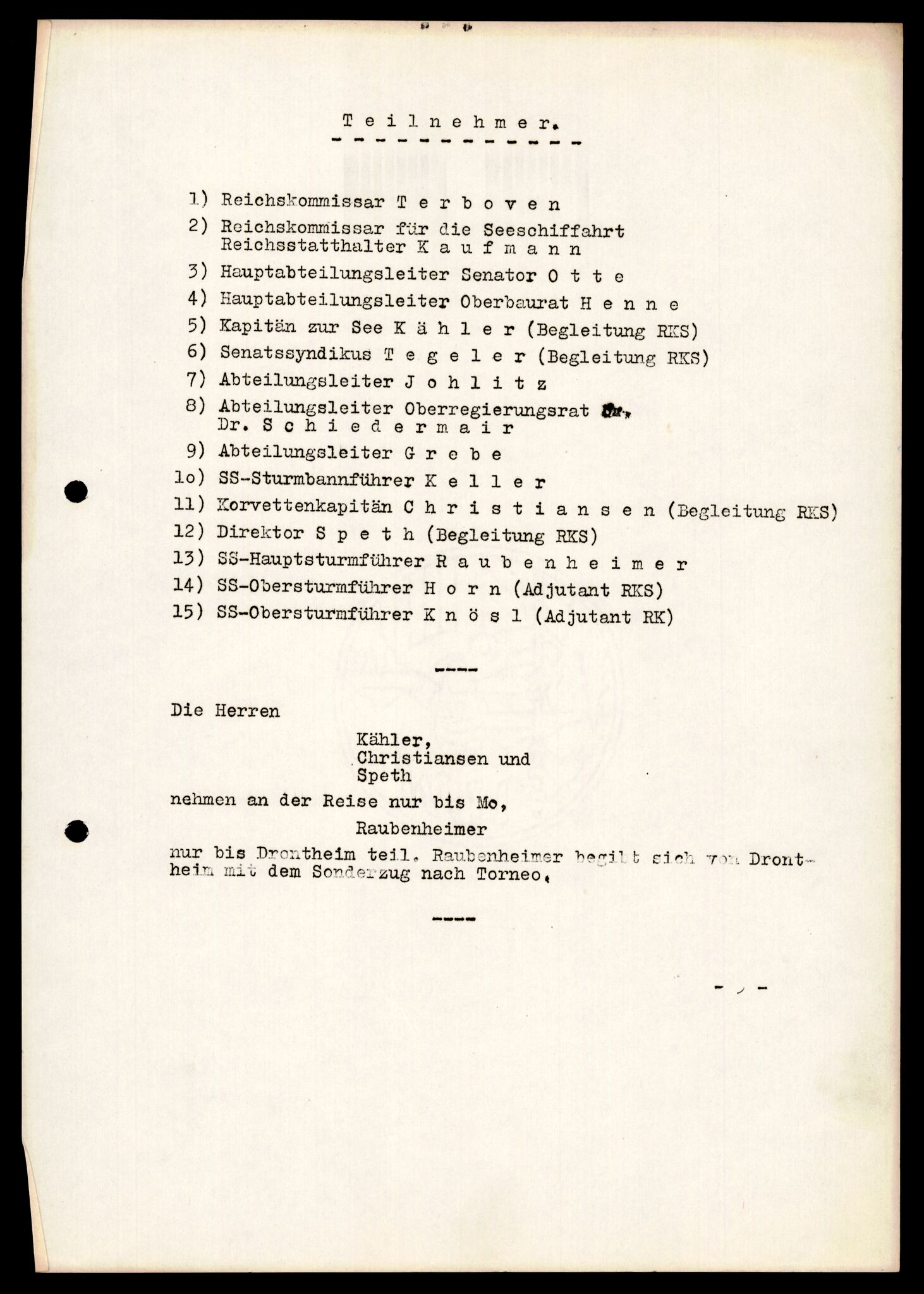Forsvarets Overkommando. 2 kontor. Arkiv 11.4. Spredte tyske arkivsaker, AV/RA-RAFA-7031/D/Dar/Darb/L0002: Reichskommissariat, 1940-1945, s. 257