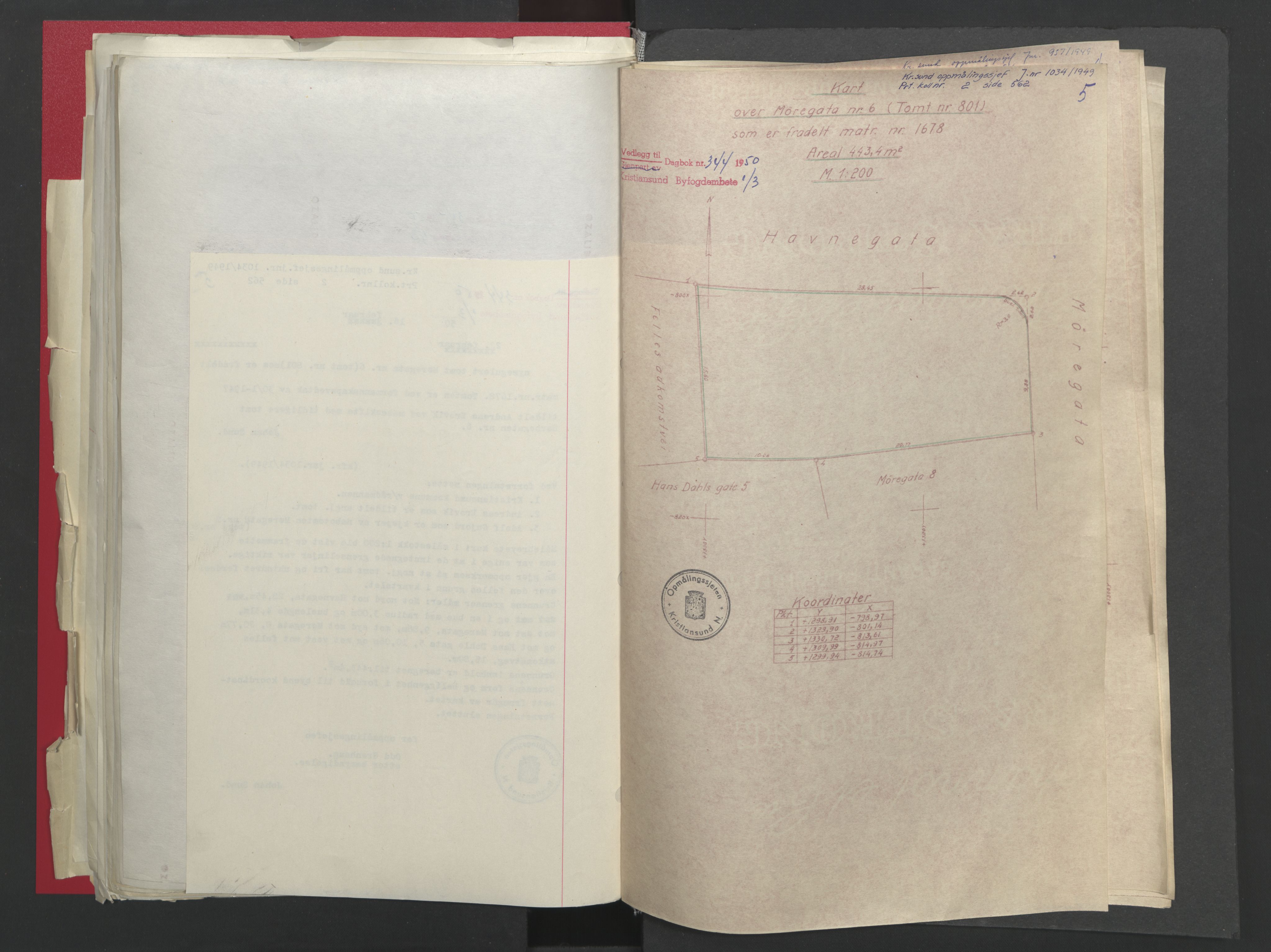 Kristiansund byfogd, AV/SAT-A-4587/A/27: Pantebok nr. 48, 1950-1950, Dagboknr: 344/1950
