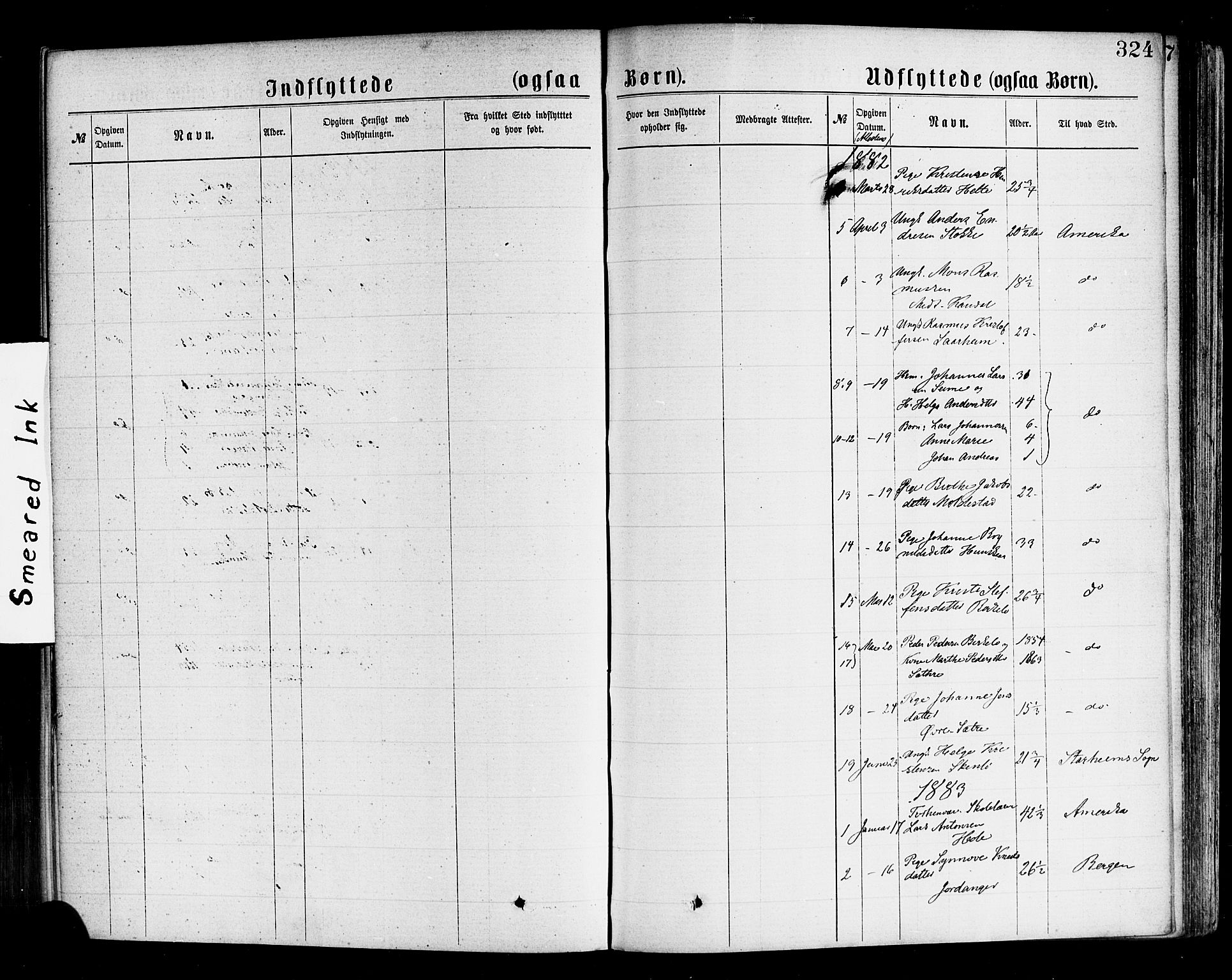 Gloppen sokneprestembete, AV/SAB-A-80101/H/Haa/Haac/L0001: Ministerialbok nr. C 1, 1871-1886, s. 324