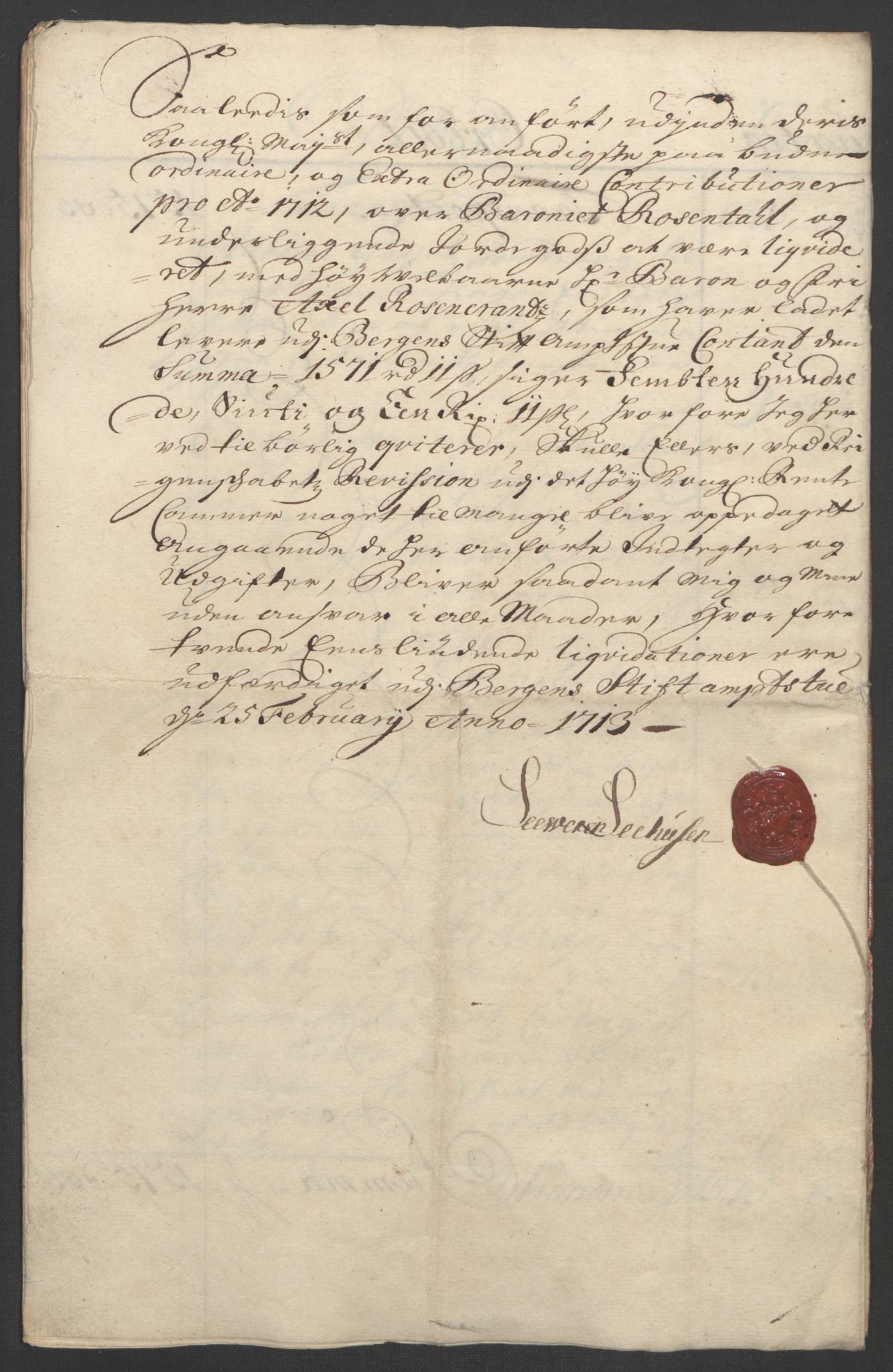 Rentekammeret inntil 1814, Reviderte regnskaper, Fogderegnskap, AV/RA-EA-4092/R49/L3138: Fogderegnskap Rosendal Baroni, 1691-1714, s. 330