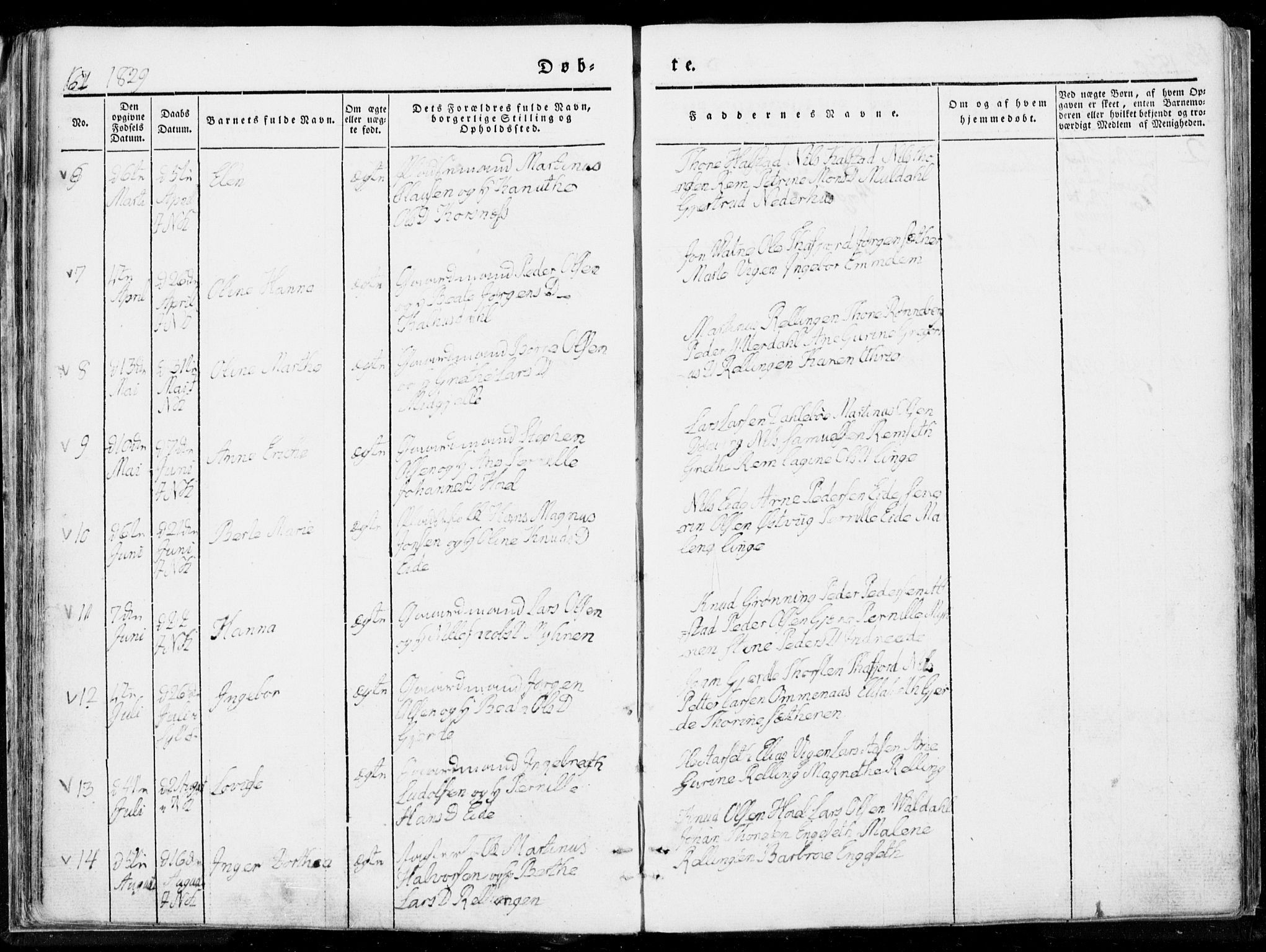 Ministerialprotokoller, klokkerbøker og fødselsregistre - Møre og Romsdal, AV/SAT-A-1454/519/L0247: Ministerialbok nr. 519A06, 1827-1846, s. 62