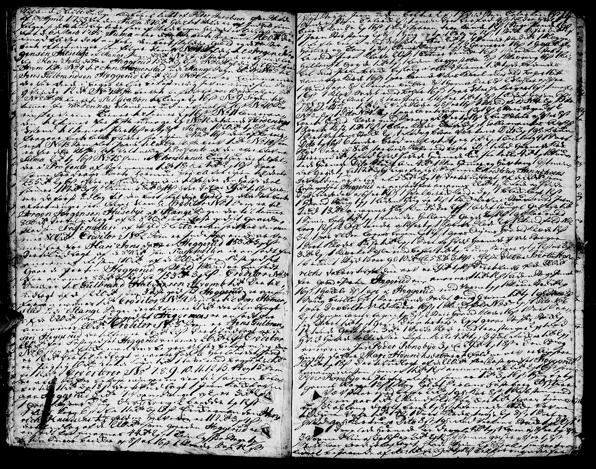 Toten tingrett, SAH/TING-006/J/Ja/L0009: Skifteprotokoll, 1756-1765, s. 13b-14a
