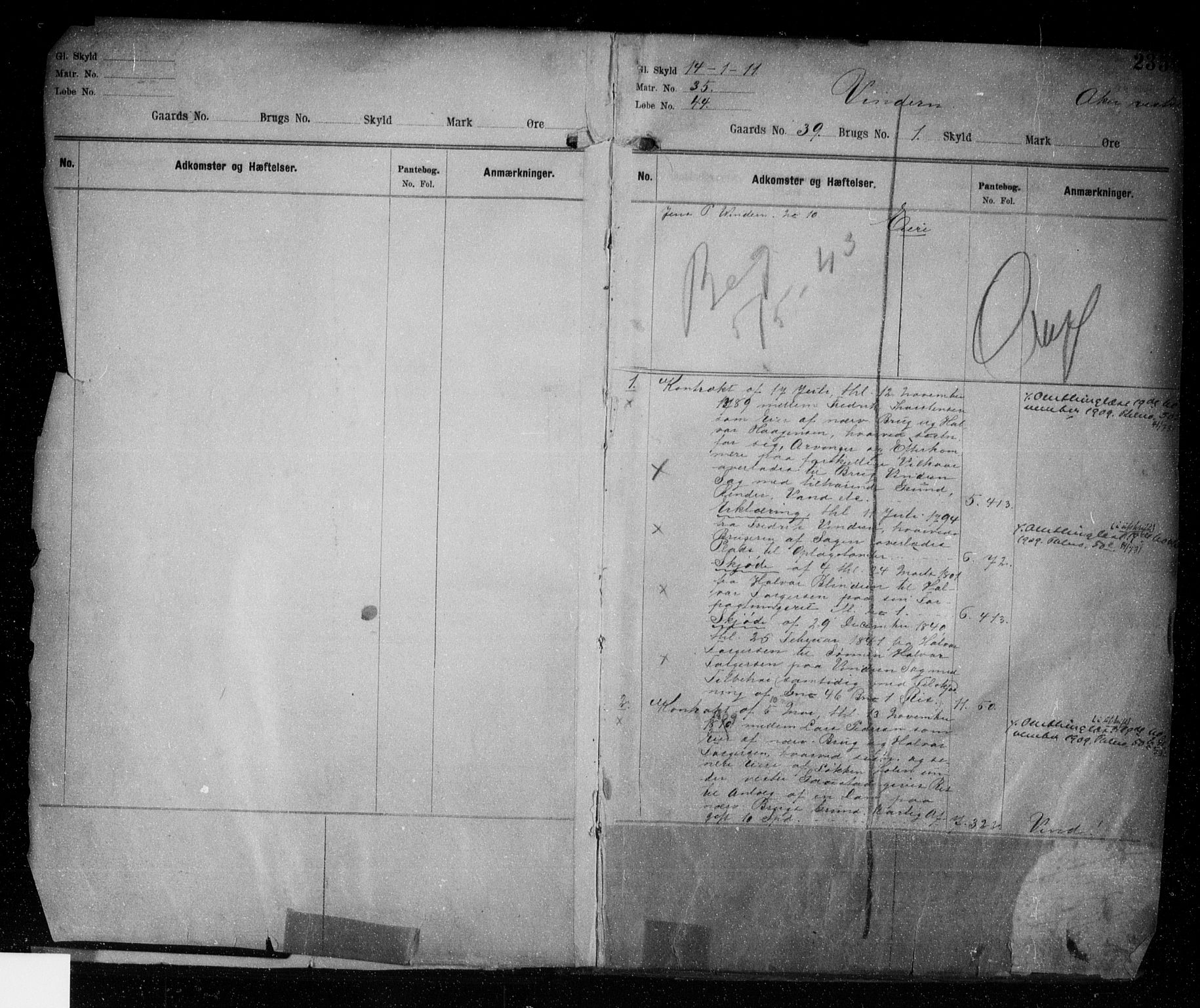 Aker herredsskriveri, AV/SAO-A-10896/G/Ga/Gab/Gaba/L0005: Panteregister nr. I 5, 1892-1950, s. 2350