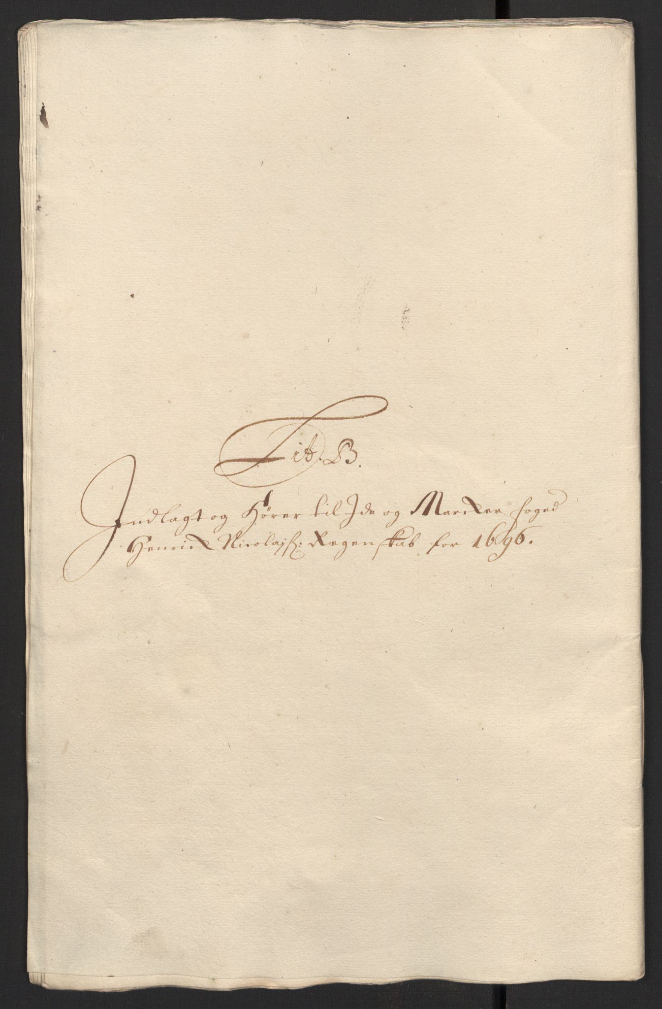 Rentekammeret inntil 1814, Reviderte regnskaper, Fogderegnskap, AV/RA-EA-4092/R01/L0013: Fogderegnskap Idd og Marker, 1696-1698, s. 111