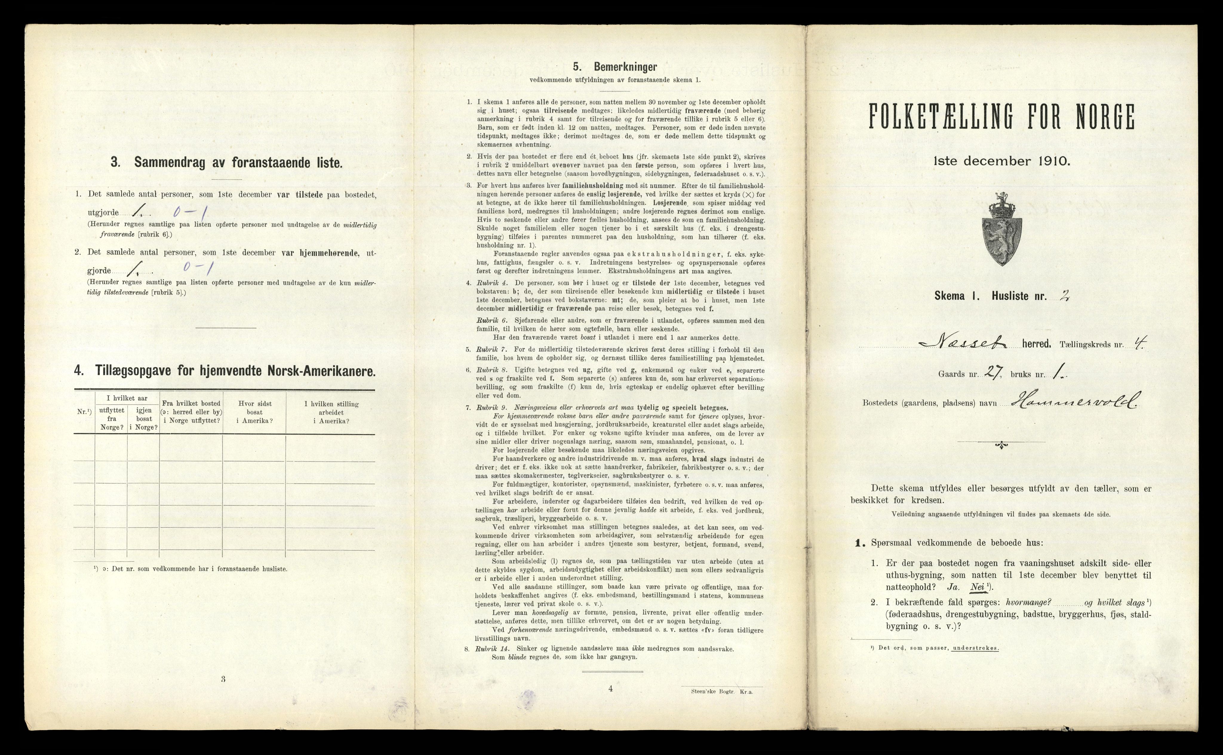 RA, Folketelling 1910 for 1543 Nesset herred, 1910, s. 311