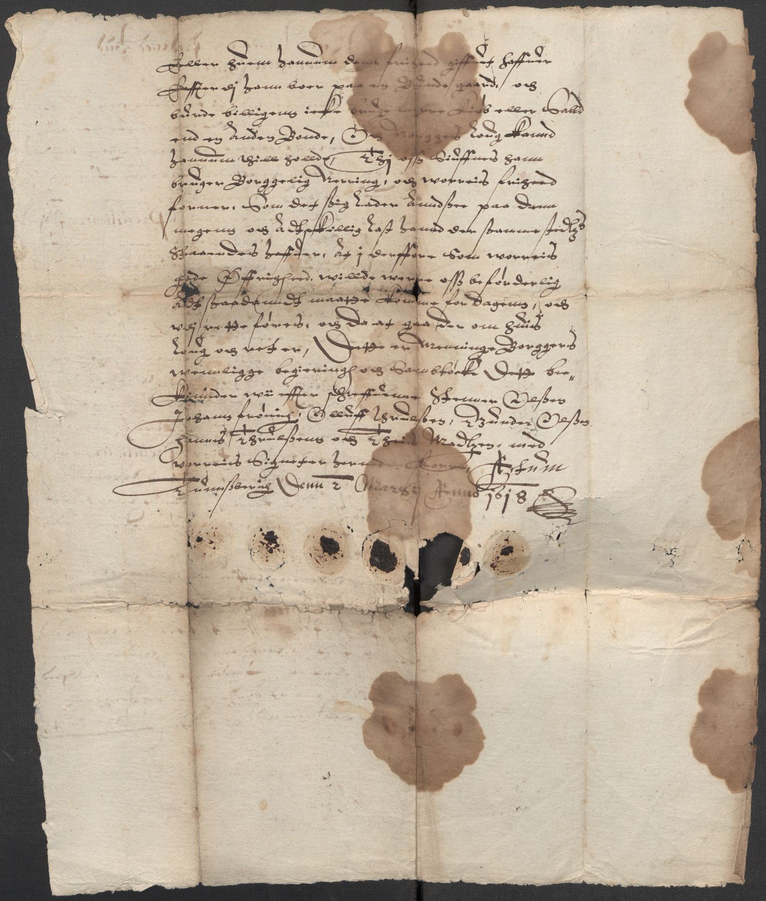 Riksarkivets diplomsamling, AV/RA-EA-5965/F15/L0022: Prestearkiv - Vestfold, 1573-1670, s. 153