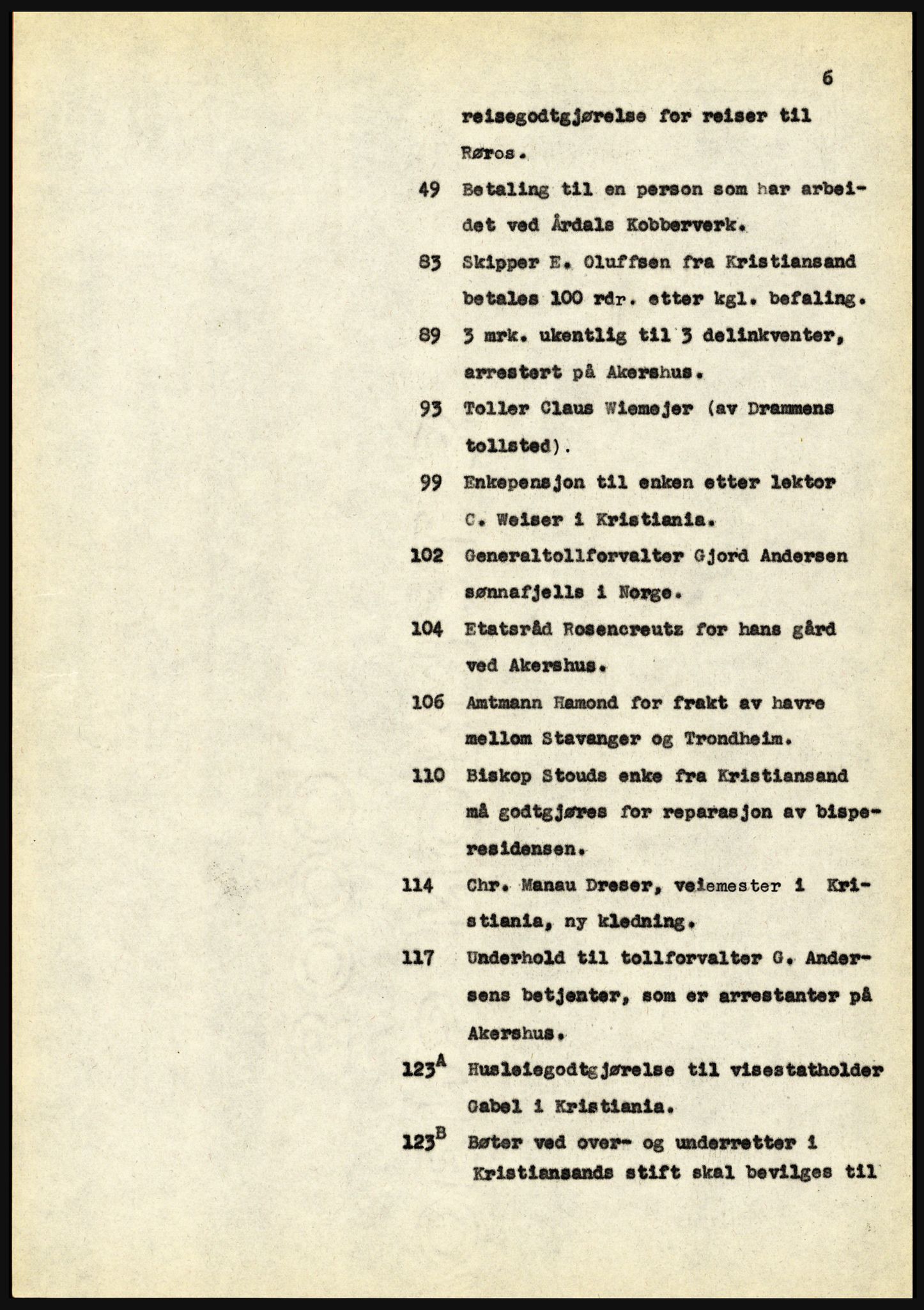 Riksarkivet, Seksjon for eldre arkiv og spesialsamlinger, AV/RA-EA-6797/H/Ha, 1953, s. 6