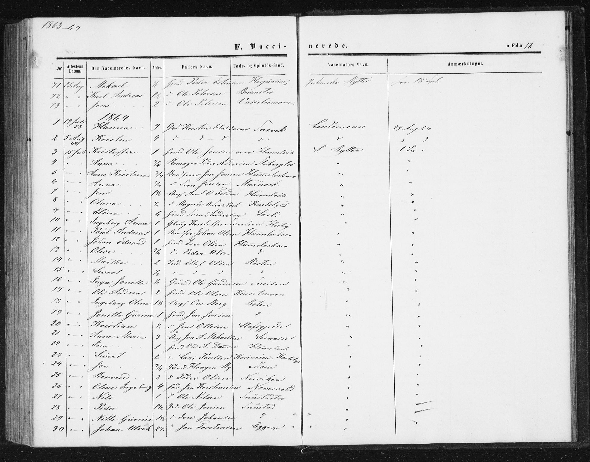 Ministerialprotokoller, klokkerbøker og fødselsregistre - Sør-Trøndelag, SAT/A-1456/616/L0408: Ministerialbok nr. 616A05, 1857-1865, s. 18