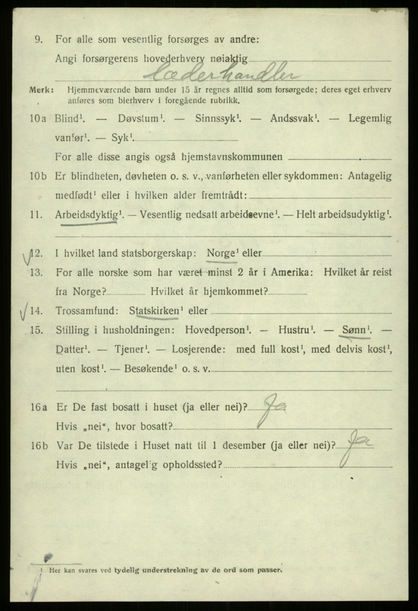 SAB, Folketelling 1920 for 1301 Bergen kjøpstad, 1920, s. 125381