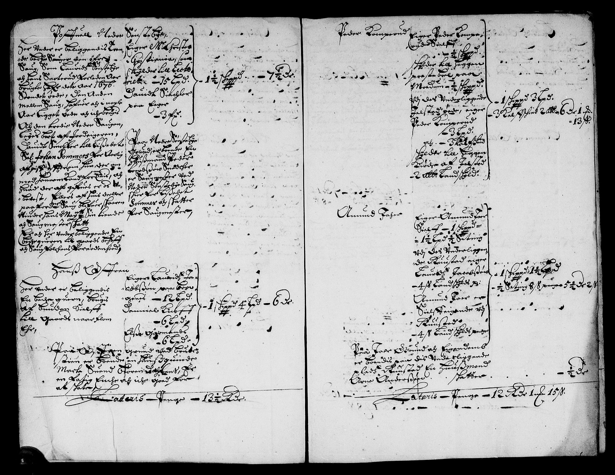 Rentekammeret inntil 1814, Reviderte regnskaper, Stiftamtstueregnskaper, Landkommissariatet på Akershus og Akershus stiftamt, AV/RA-EA-5869/R/Rb/L0116: Akershus stiftamt, 1676