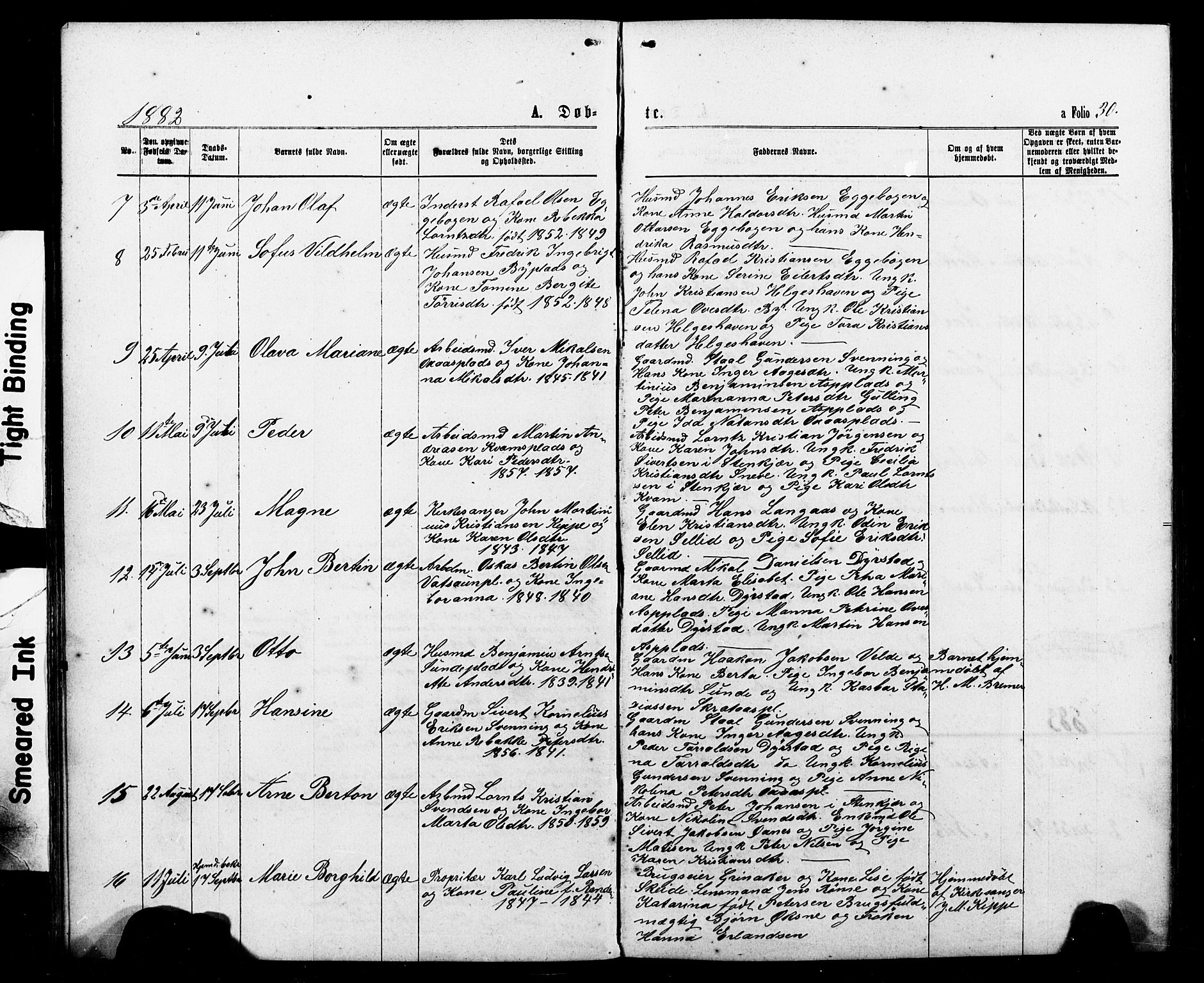 Ministerialprotokoller, klokkerbøker og fødselsregistre - Nord-Trøndelag, SAT/A-1458/740/L0380: Klokkerbok nr. 740C01, 1868-1902, s. 30