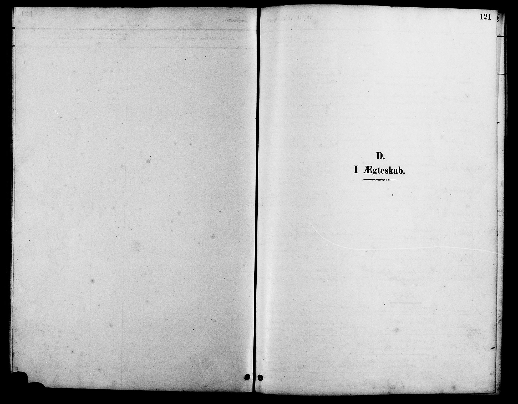 Lyngdal sokneprestkontor, SAK/1111-0029/F/Fb/Fba/L0003: Klokkerbok nr. B 3, 1886-1903, s. 121