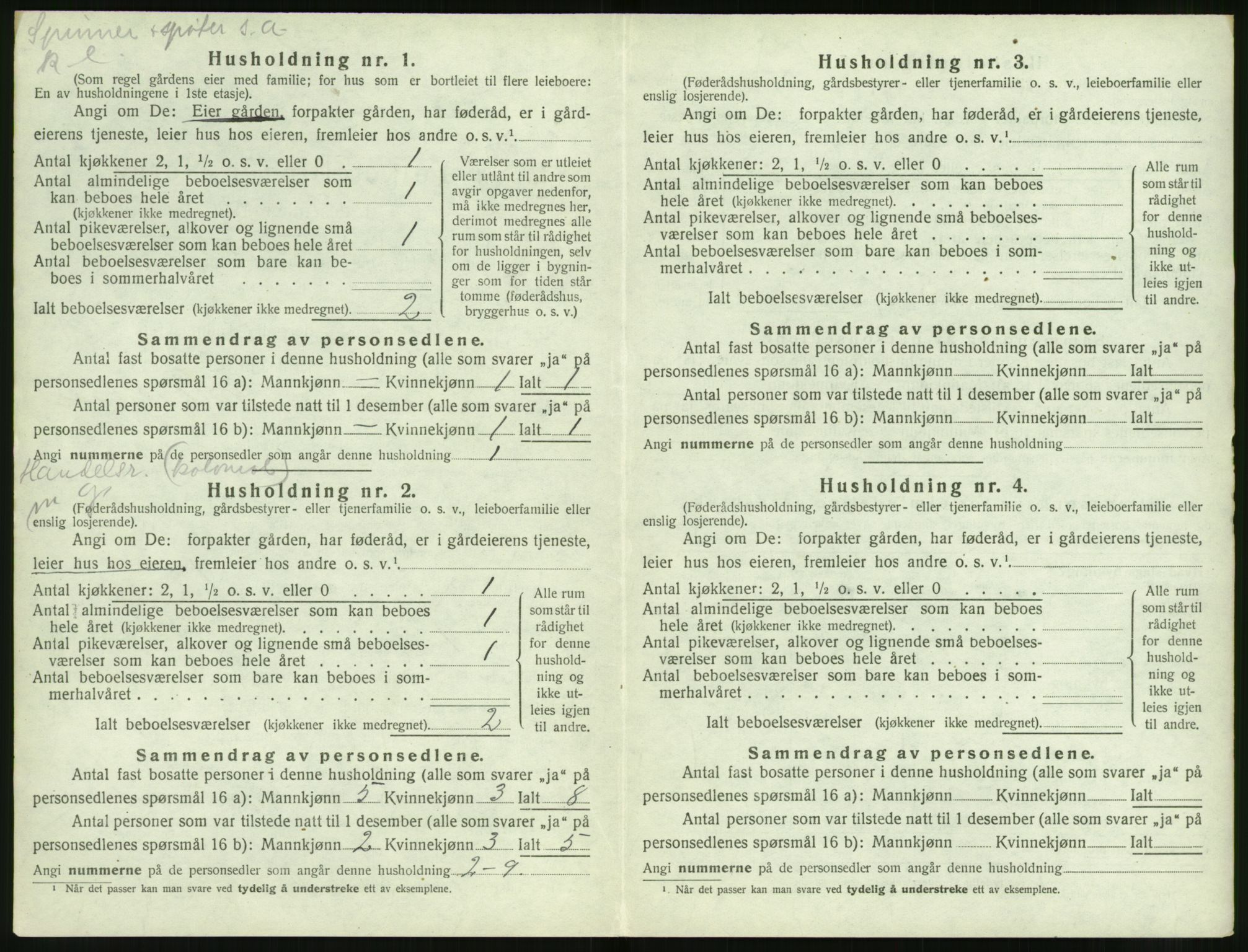 SAT, Folketelling 1920 for 1519 Volda herred, 1920, s. 361