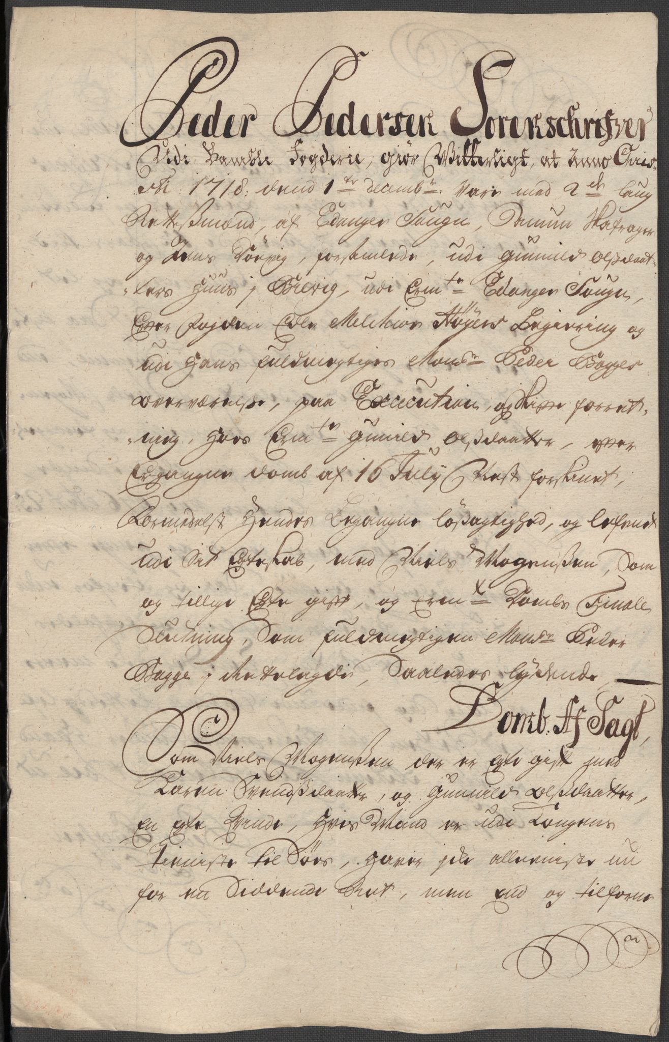 Rentekammeret inntil 1814, Reviderte regnskaper, Fogderegnskap, AV/RA-EA-4092/R36/L2130: Fogderegnskap Øvre og Nedre Telemark og Bamble, 1718, s. 255