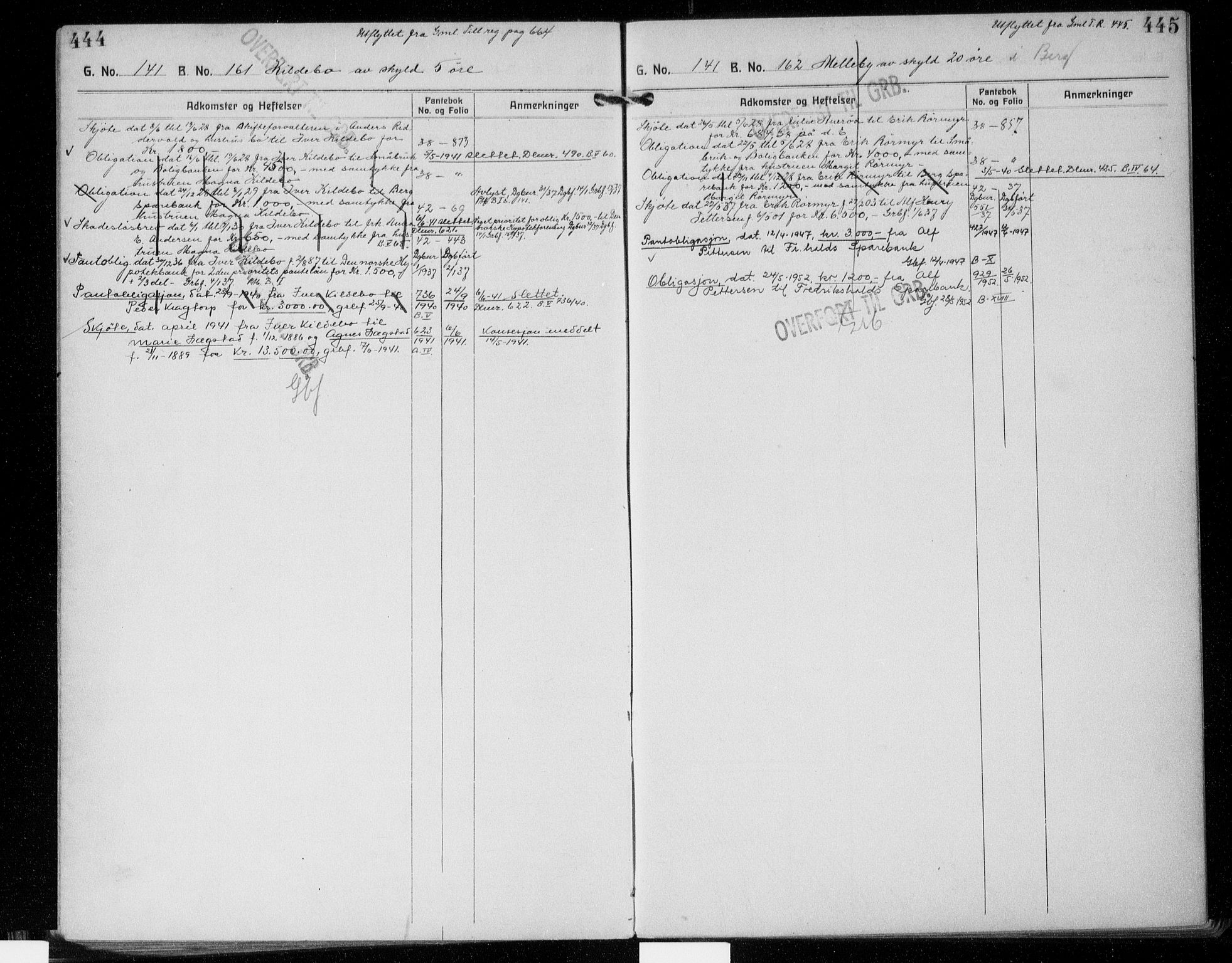 Idd og Marker sorenskriveri, AV/SAO-A-10283/G/Ga/Gac/L0006: Panteregister nr. II 6, 1926-1953, s. 444-445