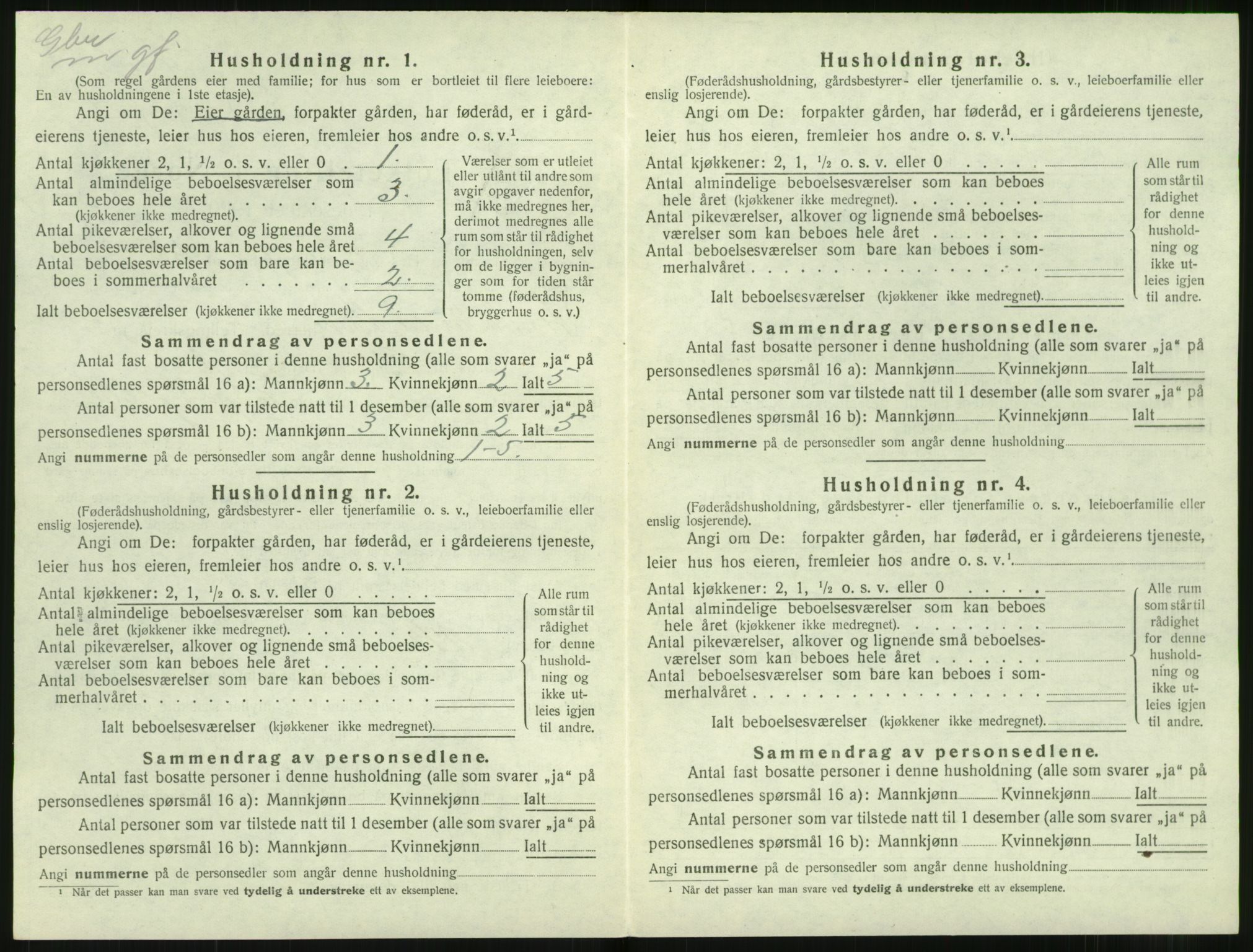 SAT, Folketelling 1920 for 1525 Stranda herred, 1920, s. 324