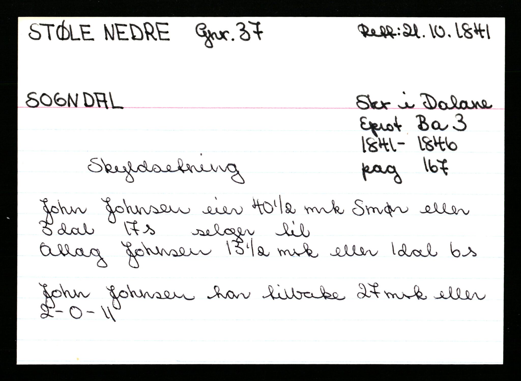 Statsarkivet i Stavanger, AV/SAST-A-101971/03/Y/Ym/L0056: Åstedskort sortert etter gårdsnavn: Stokkeland - Sund, 1600-1950, s. 540
