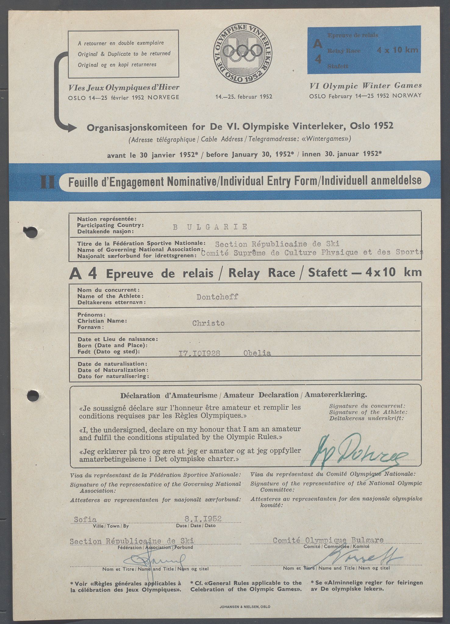 Organisasjonskomiteen for de VI. olympiske vinterleker, OBA/A-20130/H/Ha, 1951-1952, s. 188