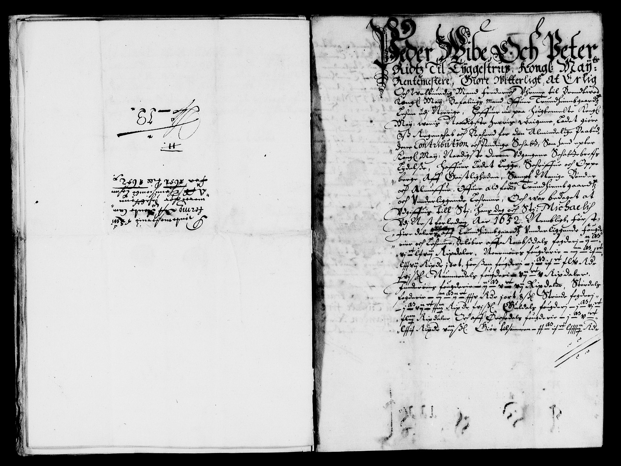 Rentekammeret inntil 1814, Reviderte regnskaper, Lensregnskaper, AV/RA-EA-5023/R/Rb/Rbw/L0115: Trondheim len, 1647-1655