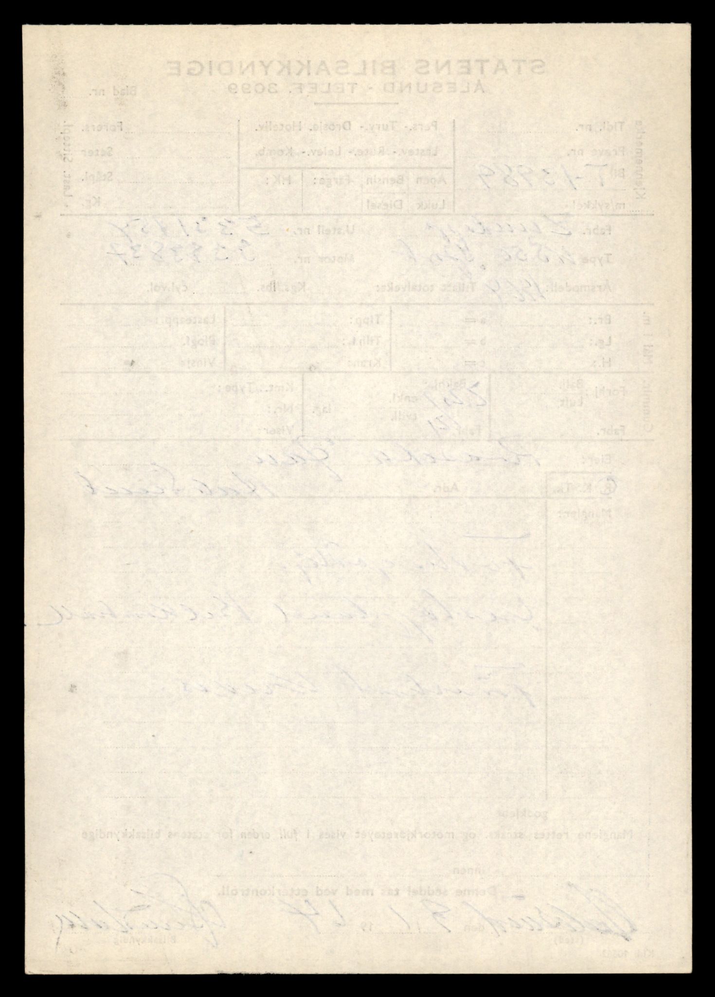 Møre og Romsdal vegkontor - Ålesund trafikkstasjon, AV/SAT-A-4099/F/Fe/L0042: Registreringskort for kjøretøy T 13906 - T 14079, 1927-1998, s. 1206