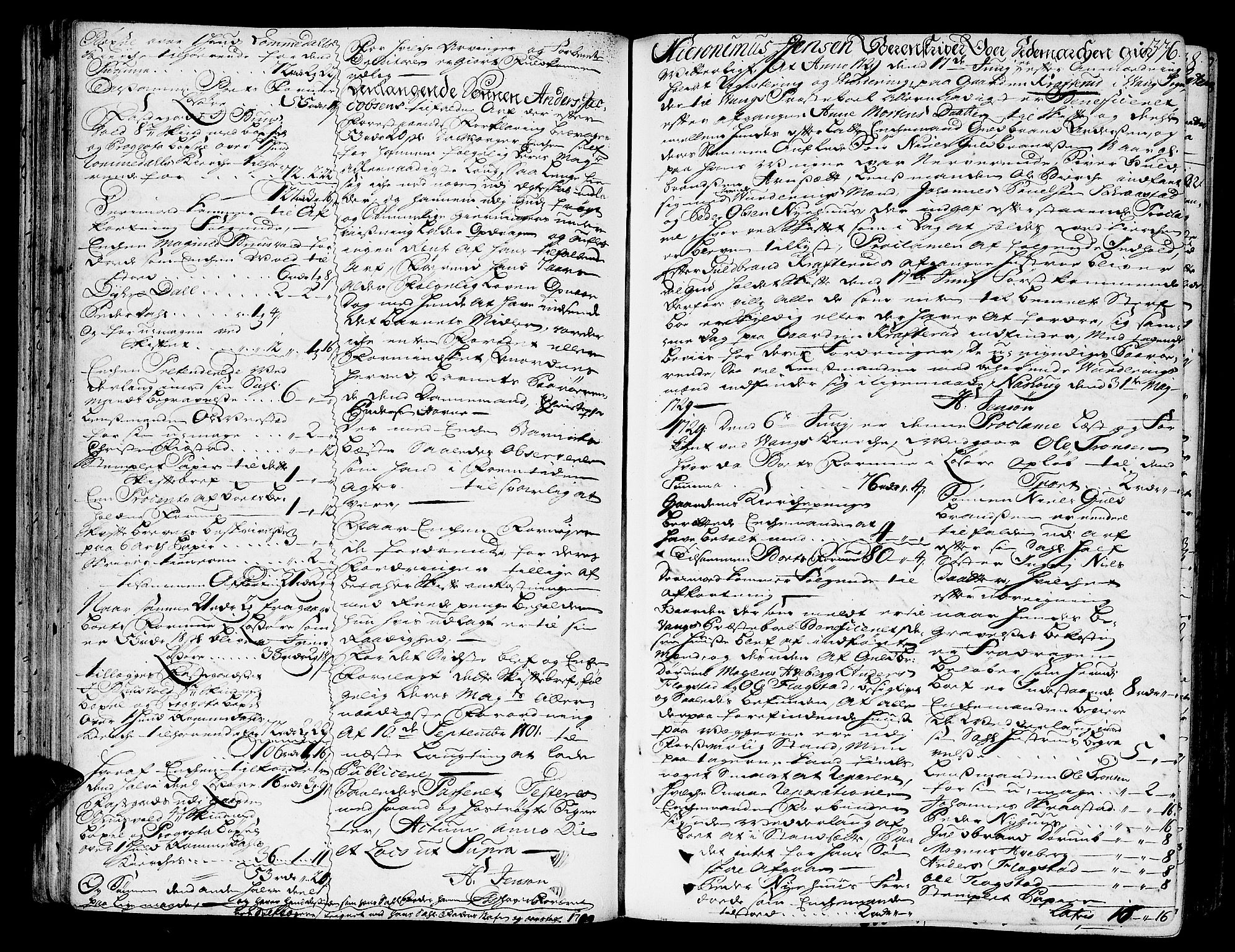 Hedemarken sorenskriveri, SAH/TING-034/J/Ja/L0006: Skifteprotokoll, 1720-1732, s. 335b-336a
