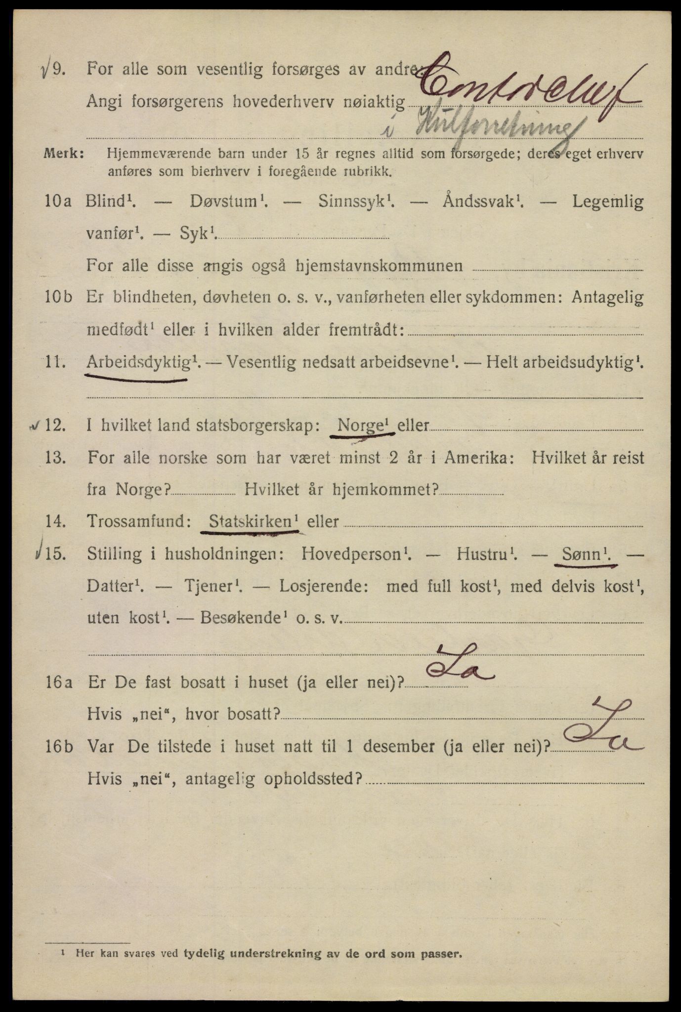 SAO, Folketelling 1920 for 0301 Kristiania kjøpstad, 1920, s. 157068