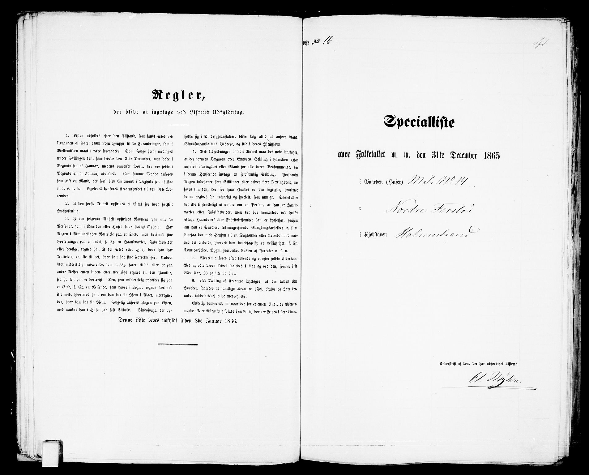 RA, Folketelling 1865 for 0702B Botne prestegjeld, Holmestrand kjøpstad, 1865, s. 38