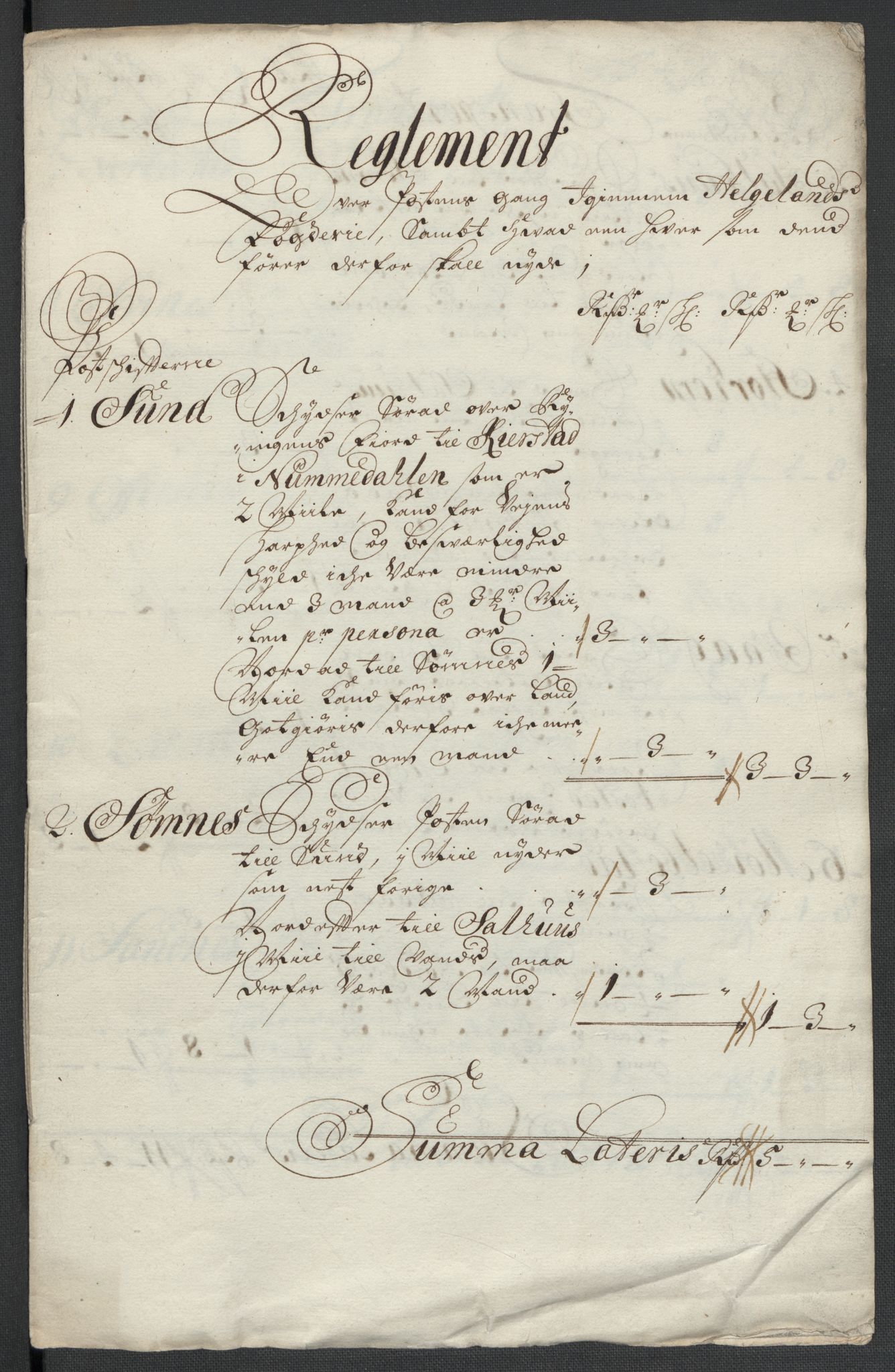 Rentekammeret inntil 1814, Reviderte regnskaper, Fogderegnskap, RA/EA-4092/R65/L4509: Fogderegnskap Helgeland, 1706-1707, s. 266