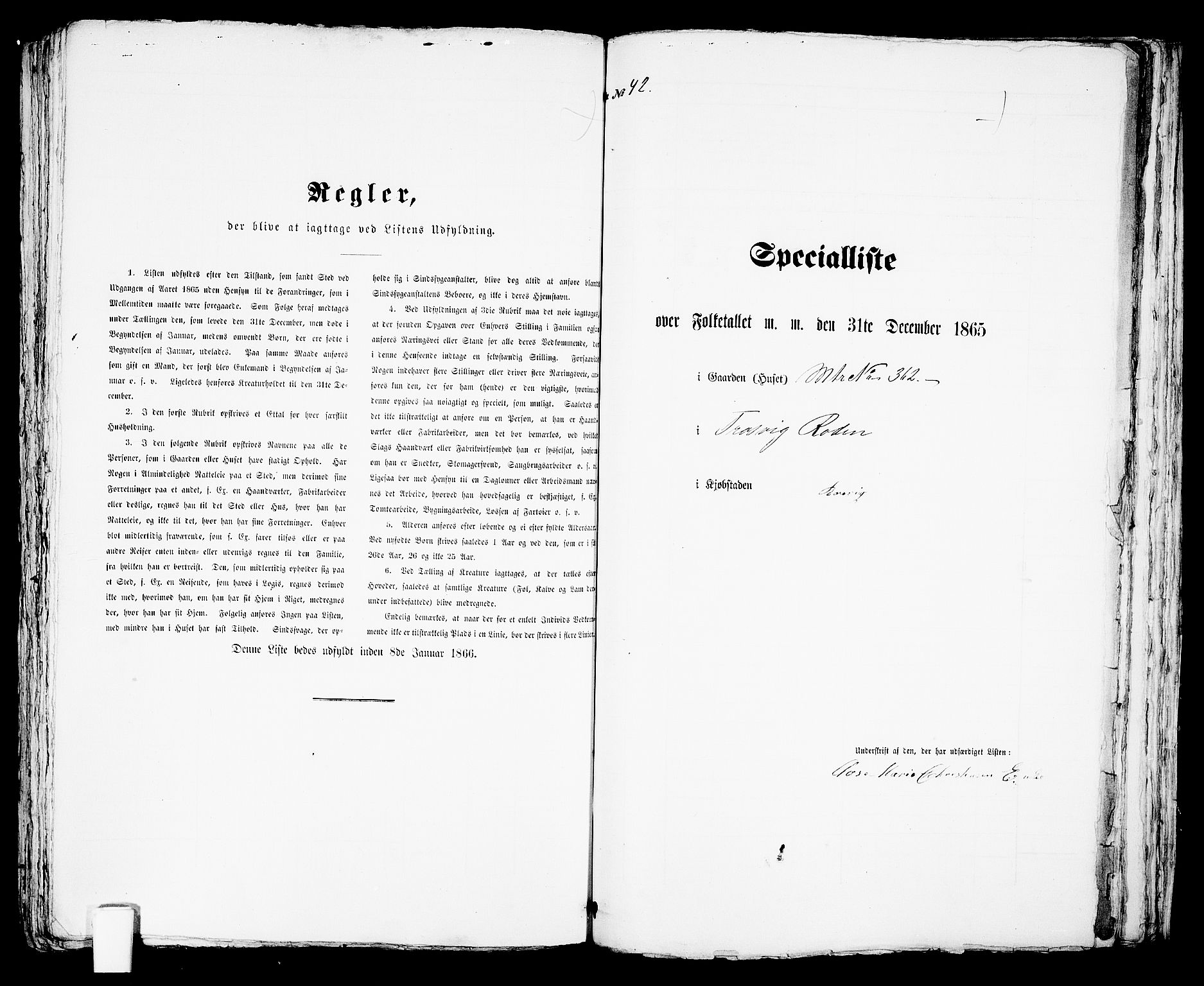 RA, Folketelling 1865 for 0804P Brevik prestegjeld, 1865, s. 643