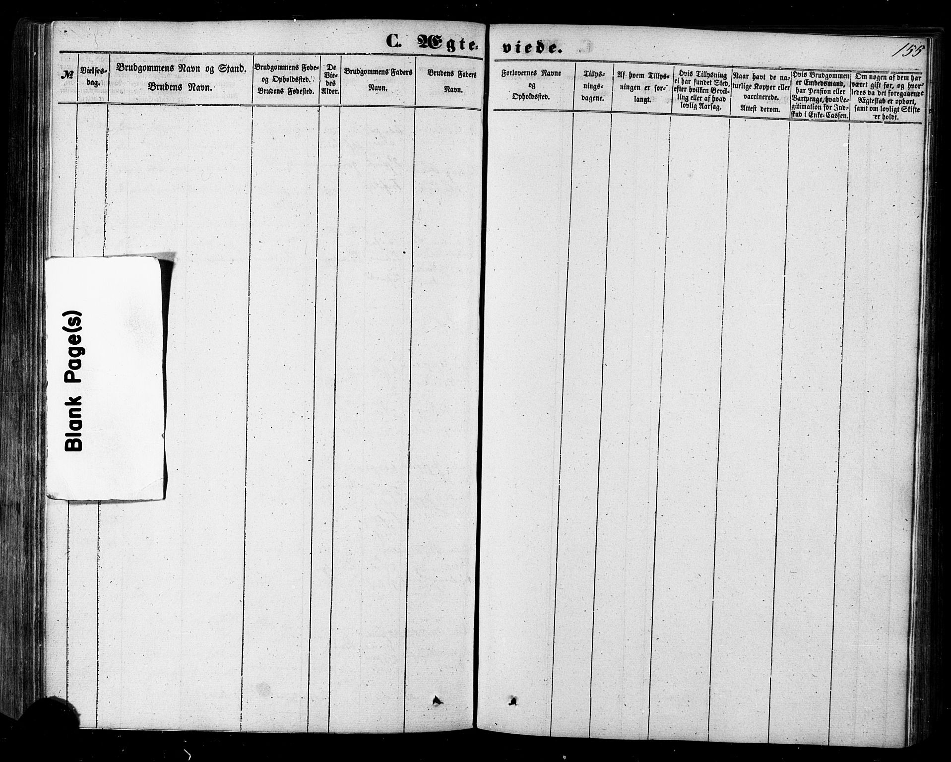 Ministerialprotokoller, klokkerbøker og fødselsregistre - Nordland, AV/SAT-A-1459/840/L0579: Ministerialbok nr. 840A01, 1863-1887, s. 155