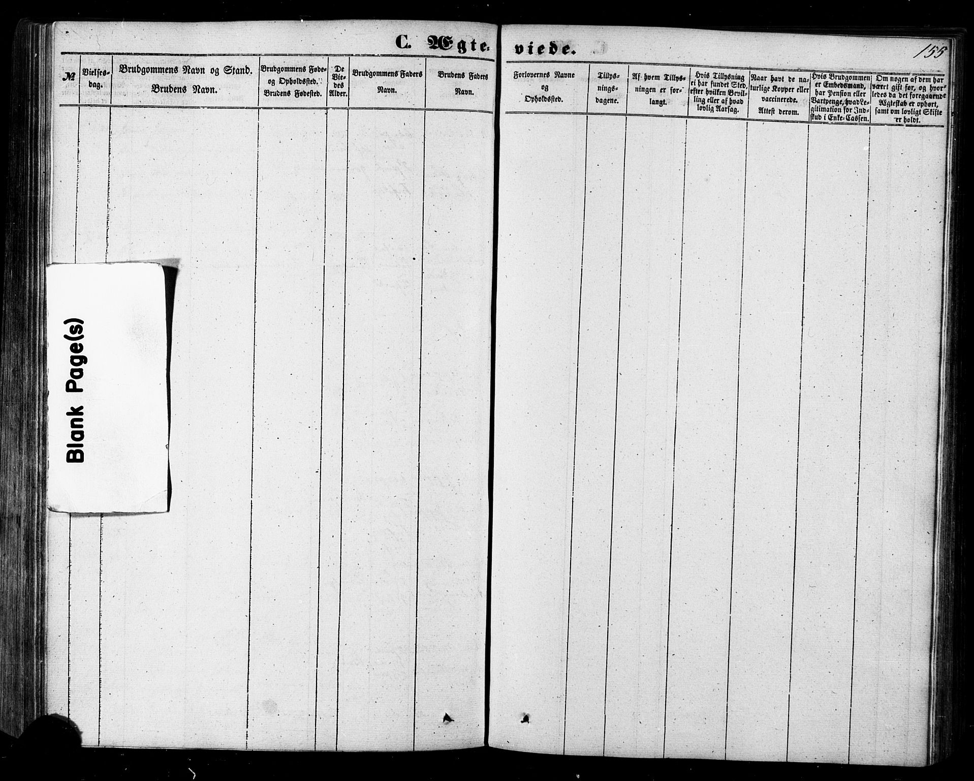 Ministerialprotokoller, klokkerbøker og fødselsregistre - Nordland, SAT/A-1459/840/L0579: Ministerialbok nr. 840A01, 1863-1887, s. 155