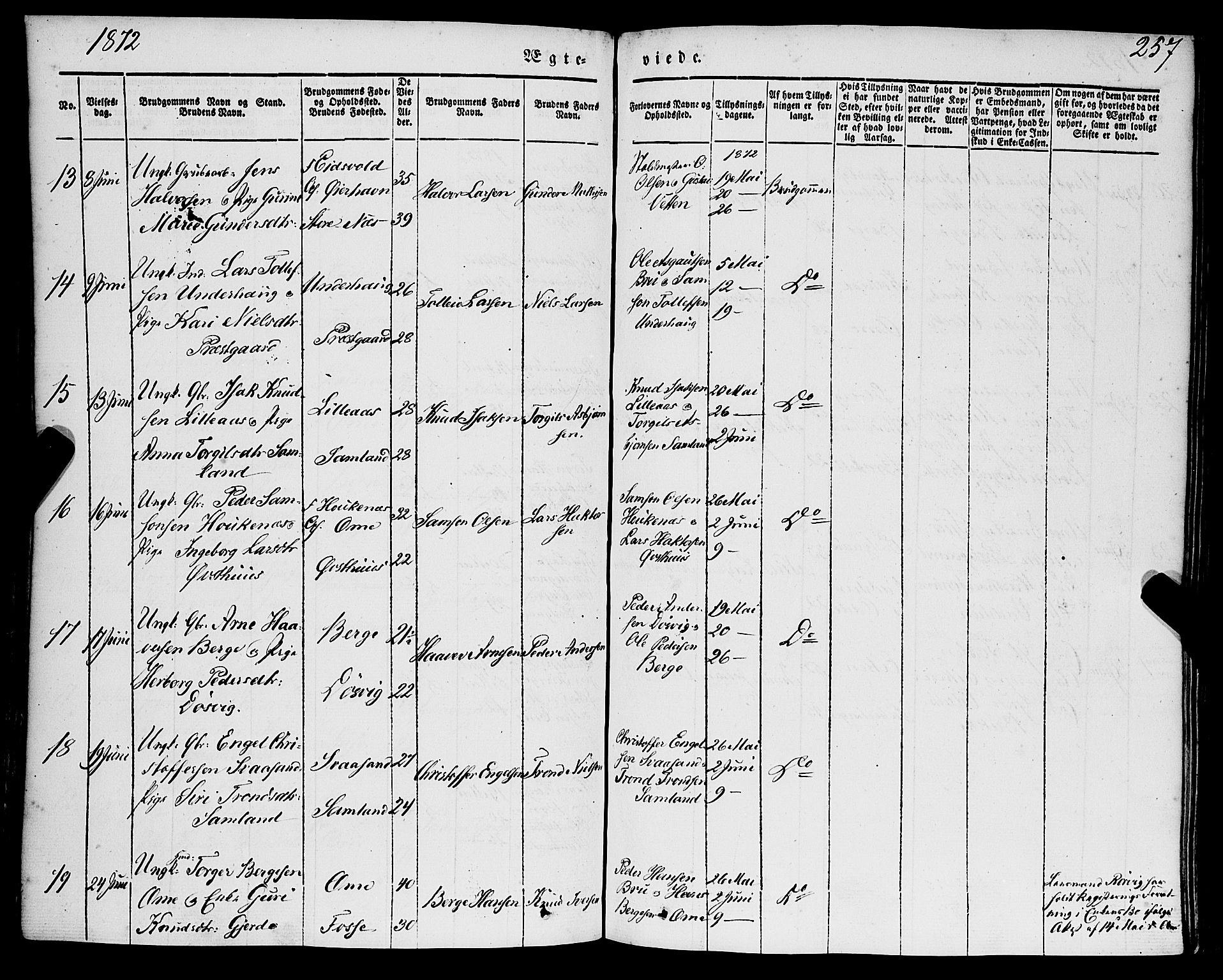 Strandebarm sokneprestembete, AV/SAB-A-78401/H/Haa: Ministerialbok nr. A 7, 1844-1872, s. 257