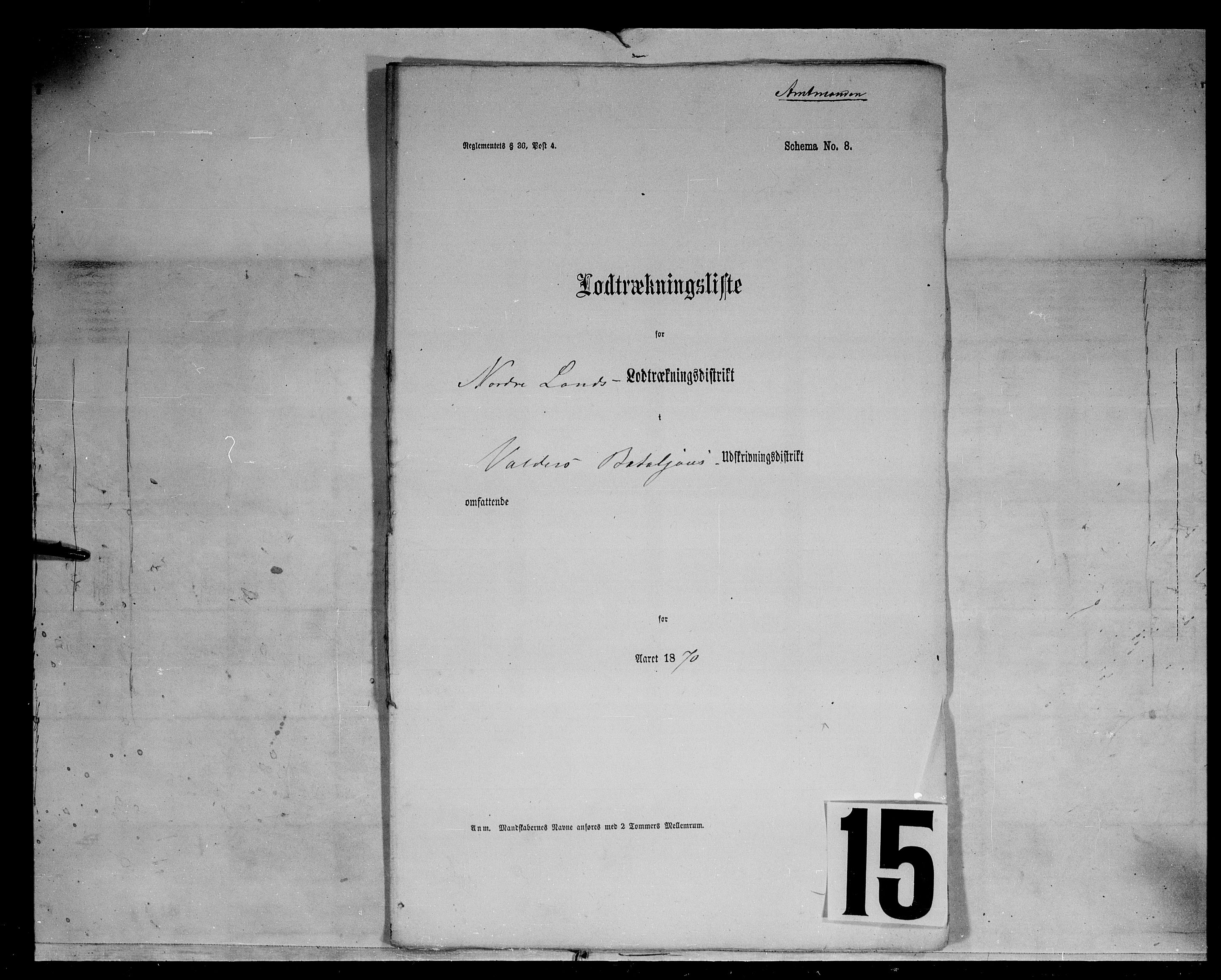 Fylkesmannen i Oppland, SAH/FYO-002/1/K/Kg/L1167: Søndre og Nordre Land, Vestre Toten, 1860-1879, s. 9105