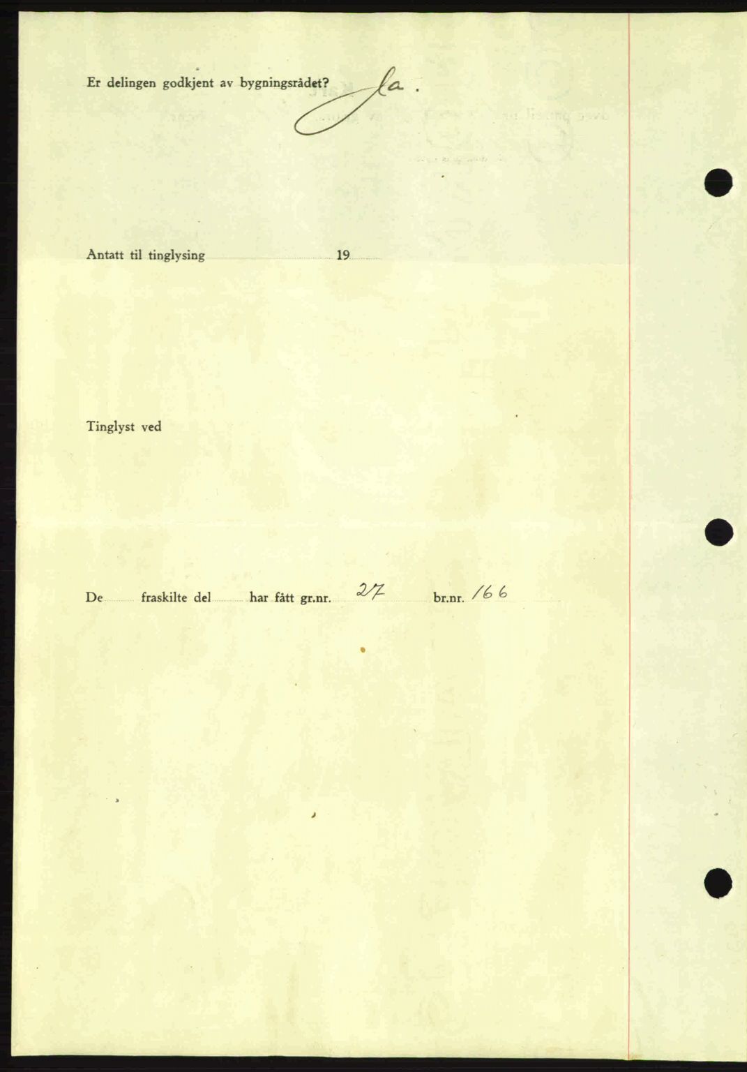 Romsdal sorenskriveri, AV/SAT-A-4149/1/2/2C: Pantebok nr. A7, 1939-1939, Dagboknr: 1923/1939