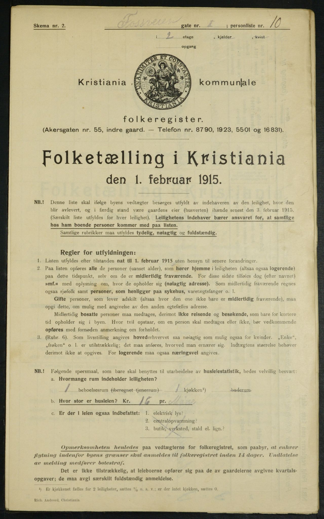 OBA, Kommunal folketelling 1.2.1915 for Kristiania, 1915, s. 24226