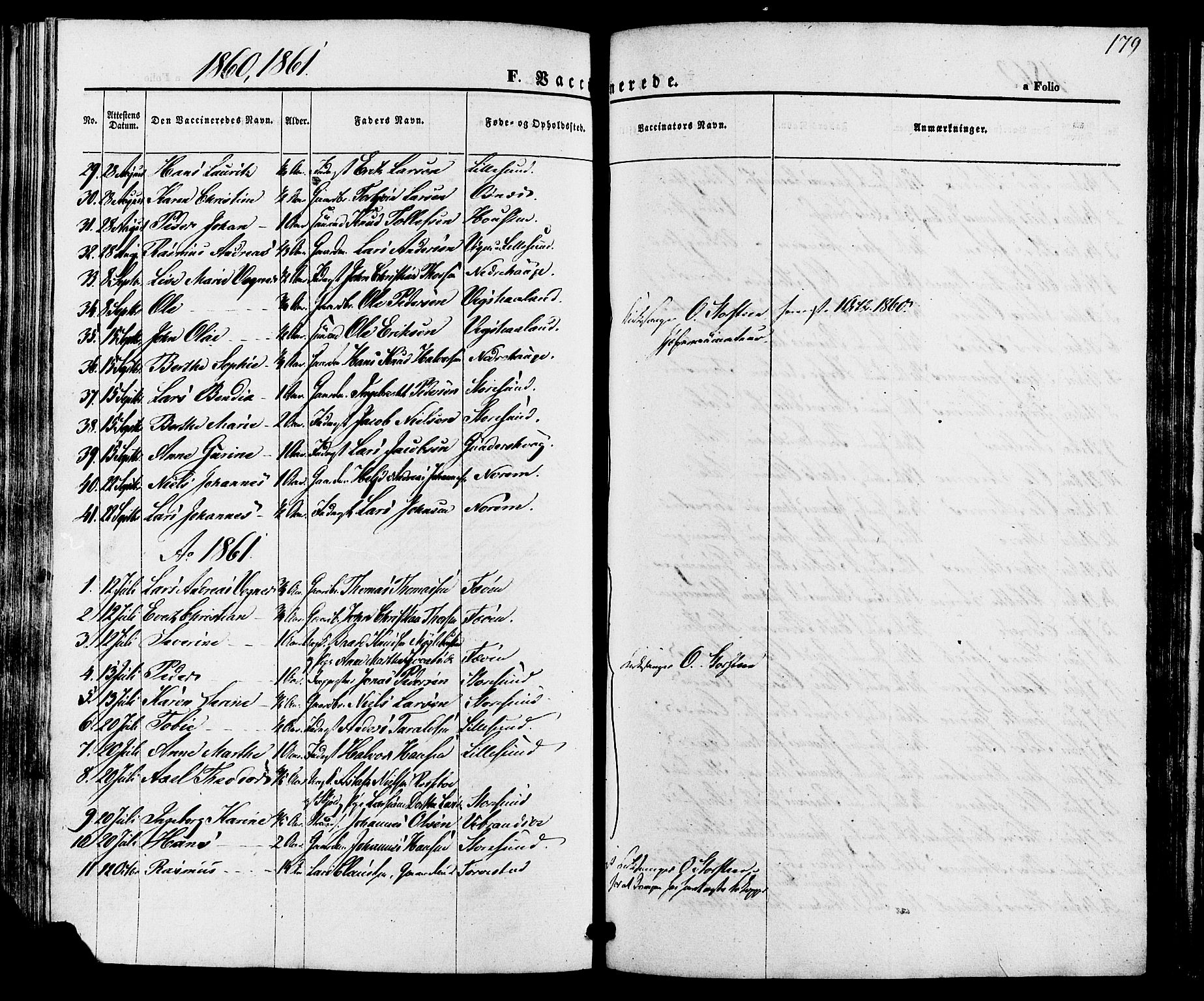 Torvastad sokneprestkontor, SAST/A -101857/H/Ha/Haa/L0010: Ministerialbok nr. A 10, 1857-1878, s. 179
