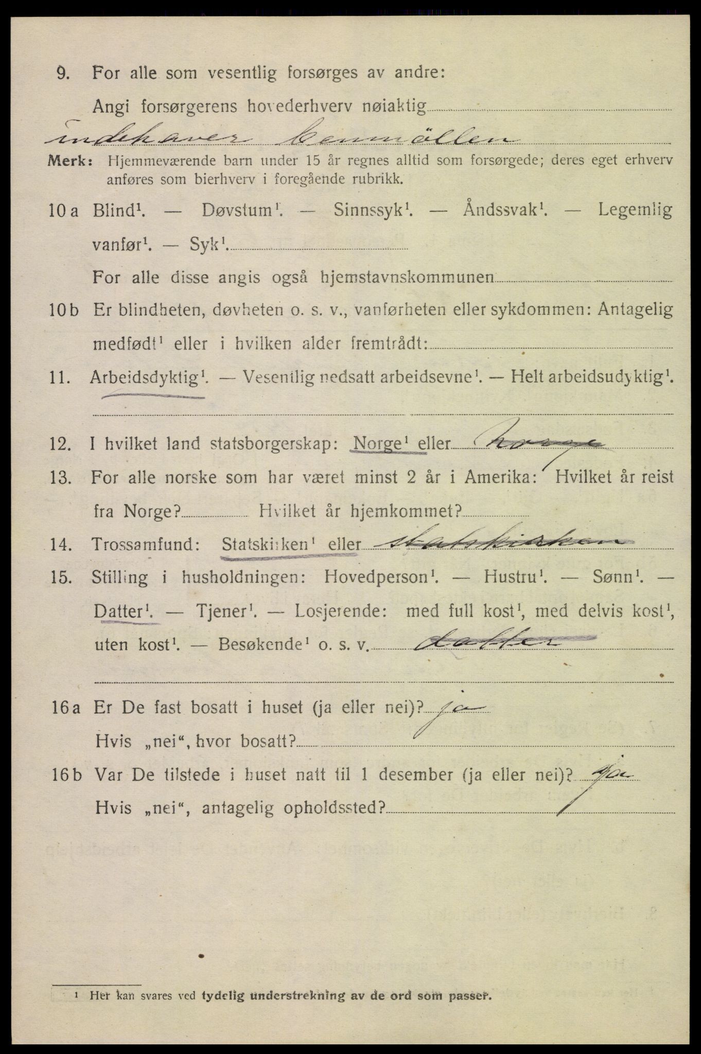 SAK, Folketelling 1920 for 1004 Flekkefjord kjøpstad, 1920, s. 5755