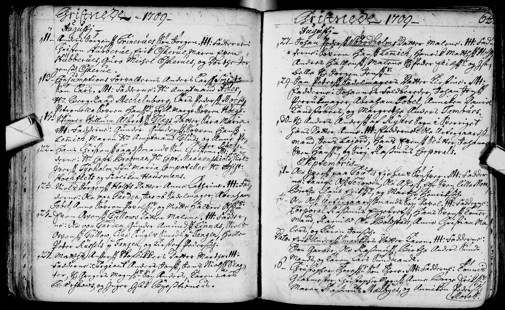 Bragernes kirkebøker, SAKO/A-6/F/Fa/L0003: Ministerialbok nr. I 3, 1706-1734, s. 64
