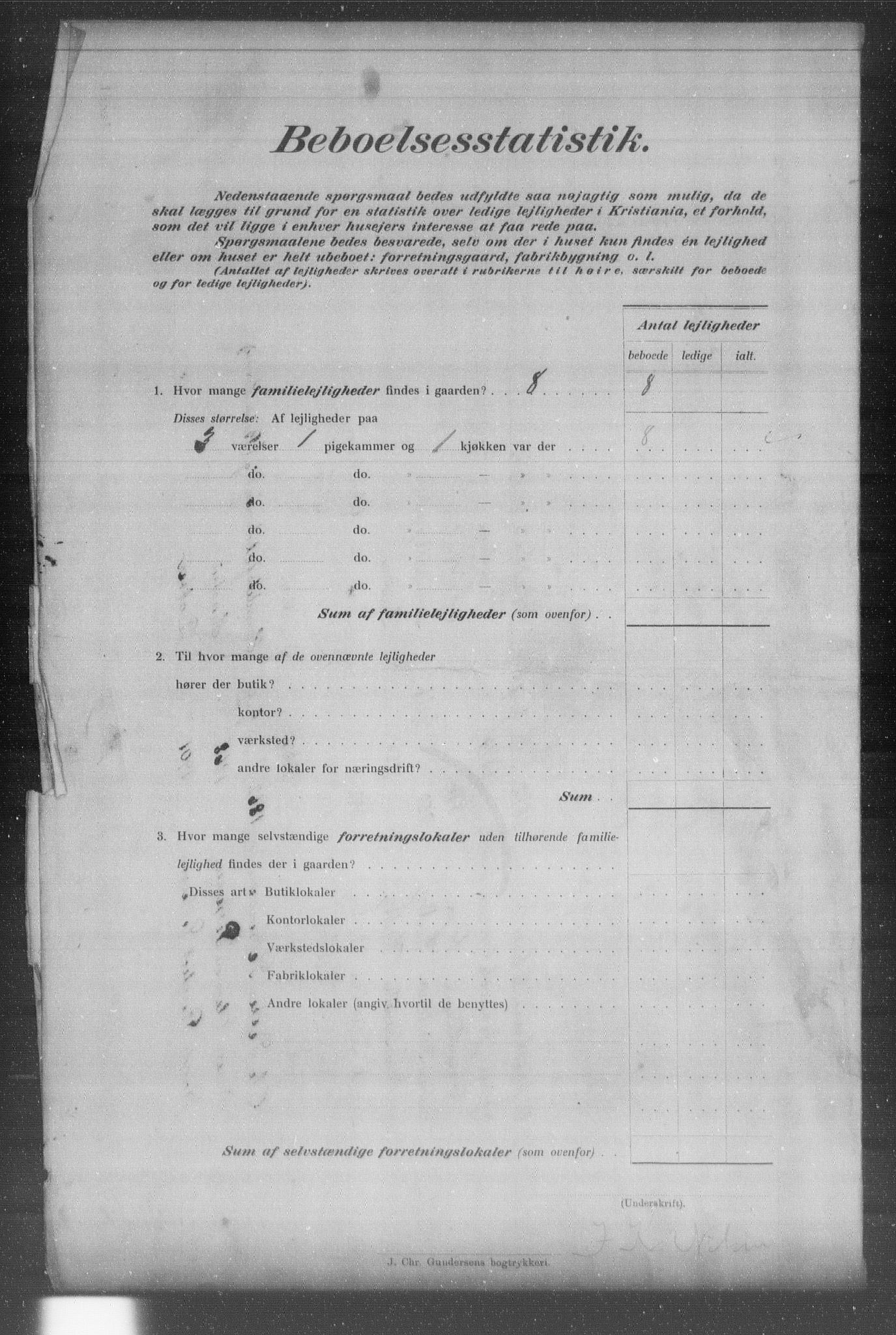 OBA, Kommunal folketelling 31.12.1903 for Kristiania kjøpstad, 1903, s. 20504