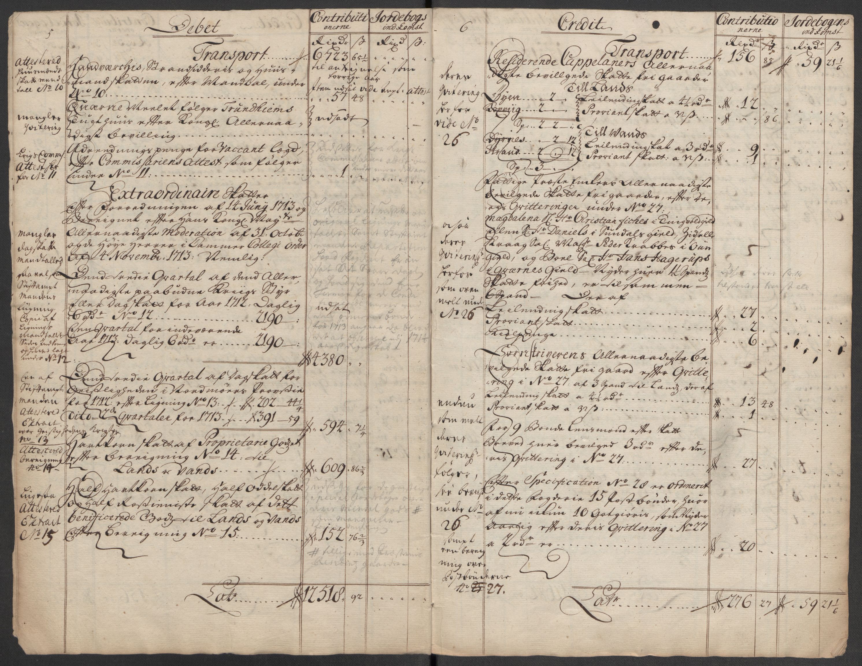 Rentekammeret inntil 1814, Reviderte regnskaper, Fogderegnskap, RA/EA-4092/R56/L3747: Fogderegnskap Nordmøre, 1713, s. 8