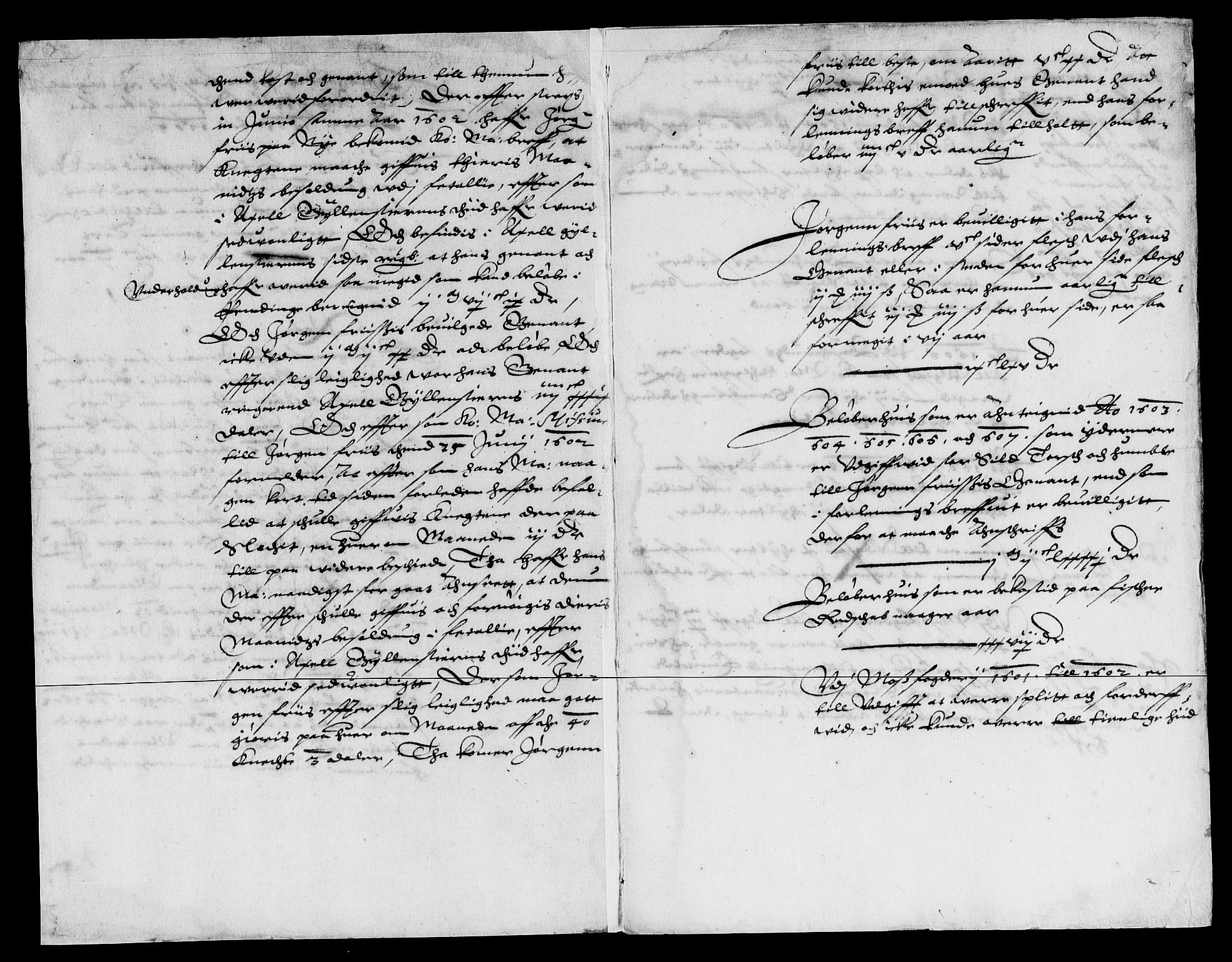 Rentekammeret inntil 1814, Reviderte regnskaper, Lensregnskaper, RA/EA-5023/R/Rb/Rba/L0024: Akershus len, 1601-1608
