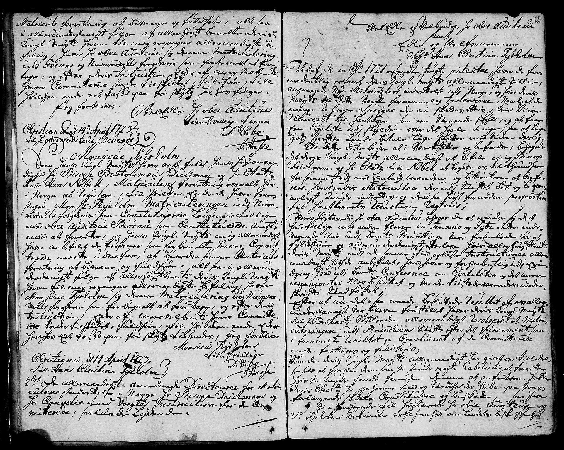 Rentekammeret inntil 1814, Realistisk ordnet avdeling, AV/RA-EA-4070/N/Nb/Nbf/L0168: Namdalen eksaminasjonsprotokoll, 1723, s. 3
