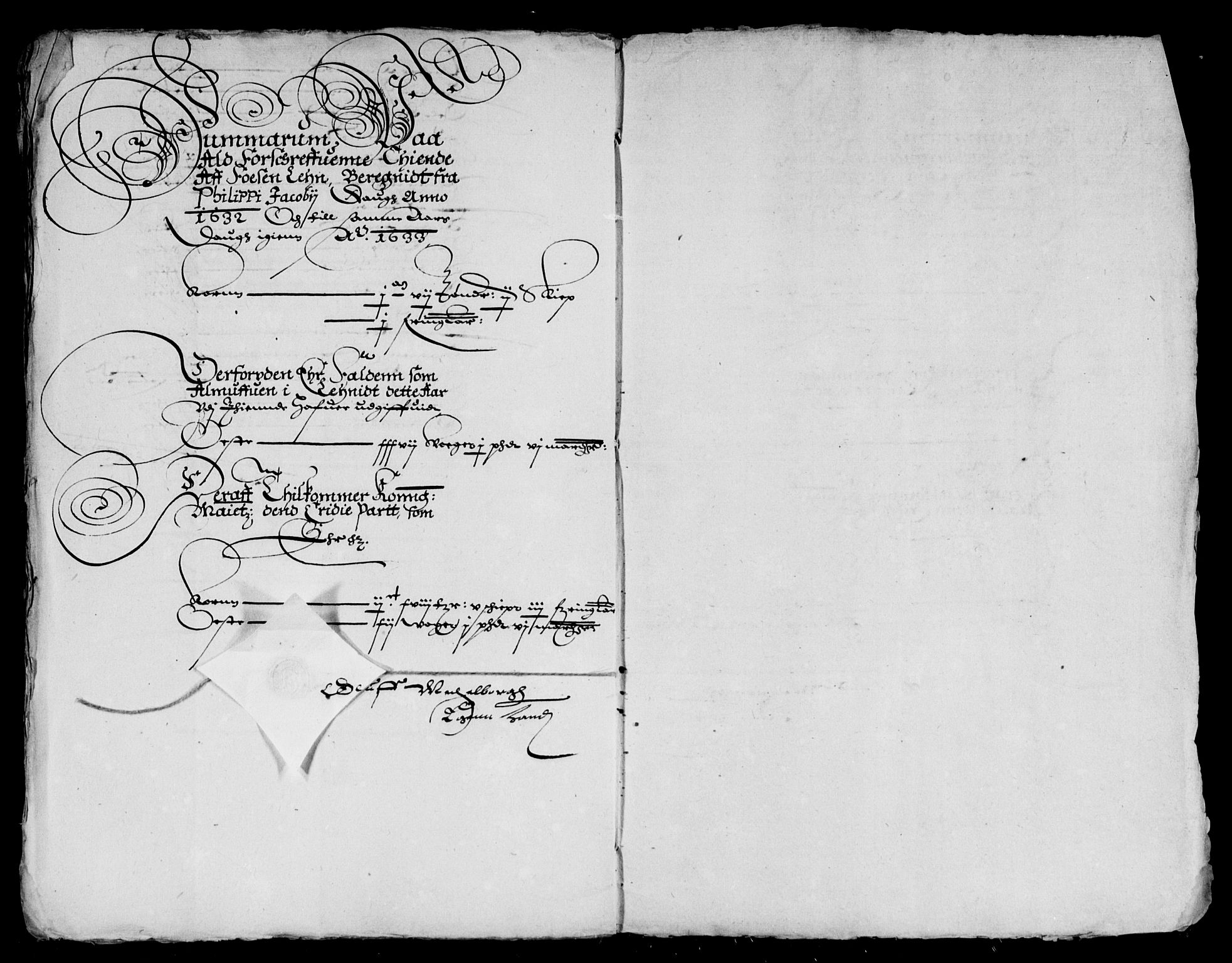 Rentekammeret inntil 1814, Reviderte regnskaper, Lensregnskaper, AV/RA-EA-5023/R/Rb/Rbw/L0050: Trondheim len, 1632-1633