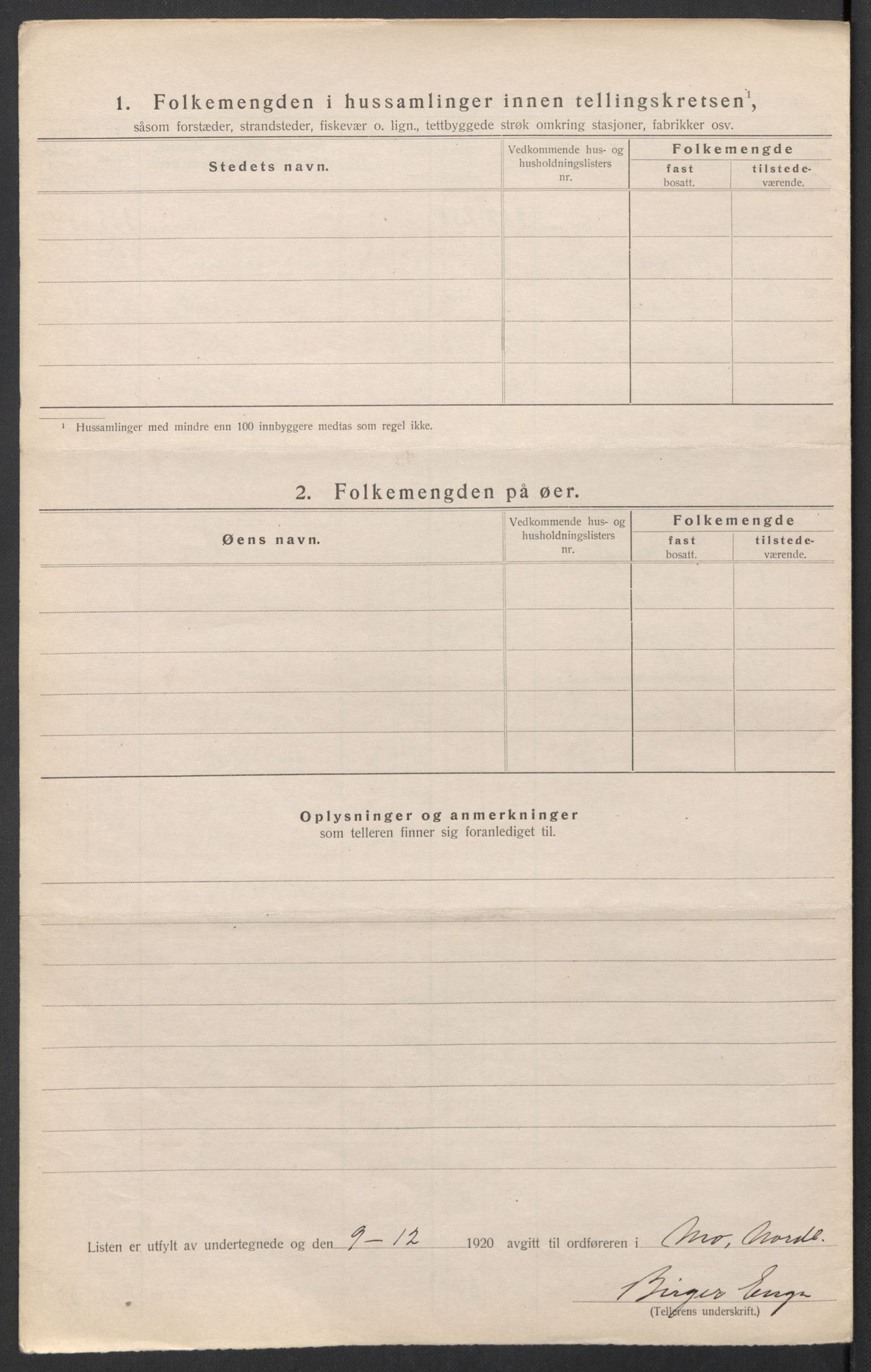 SAT, Folketelling 1920 for 1833 Mo herred, 1920, s. 55